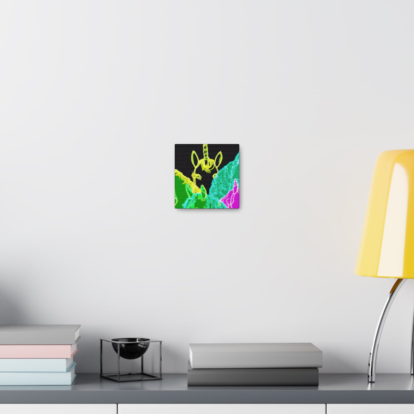 Neon Magicode Unicorns NEON Unicorns Art Canvas