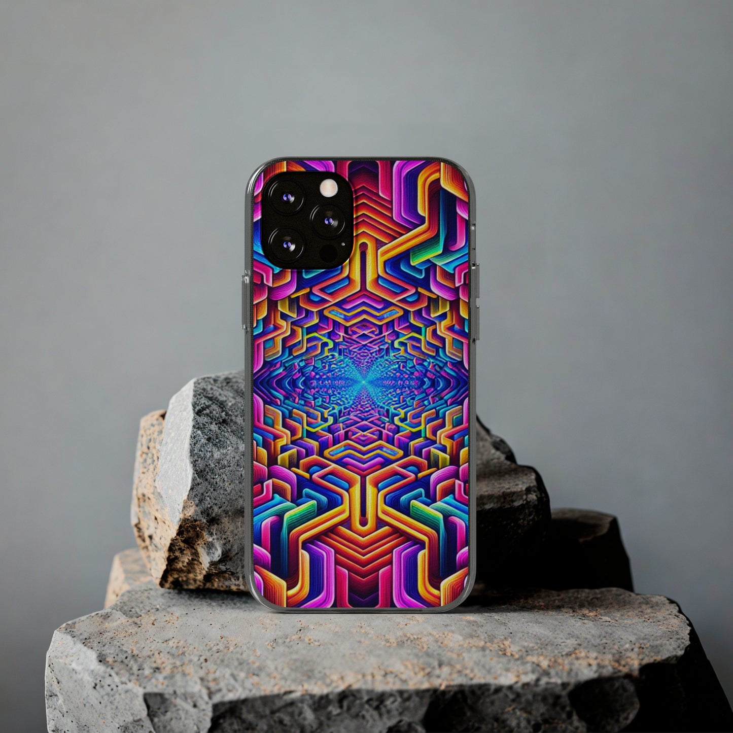 Vibrant Trippin' Infinity Infinity Patterns Art Polycarbonate Phone Case