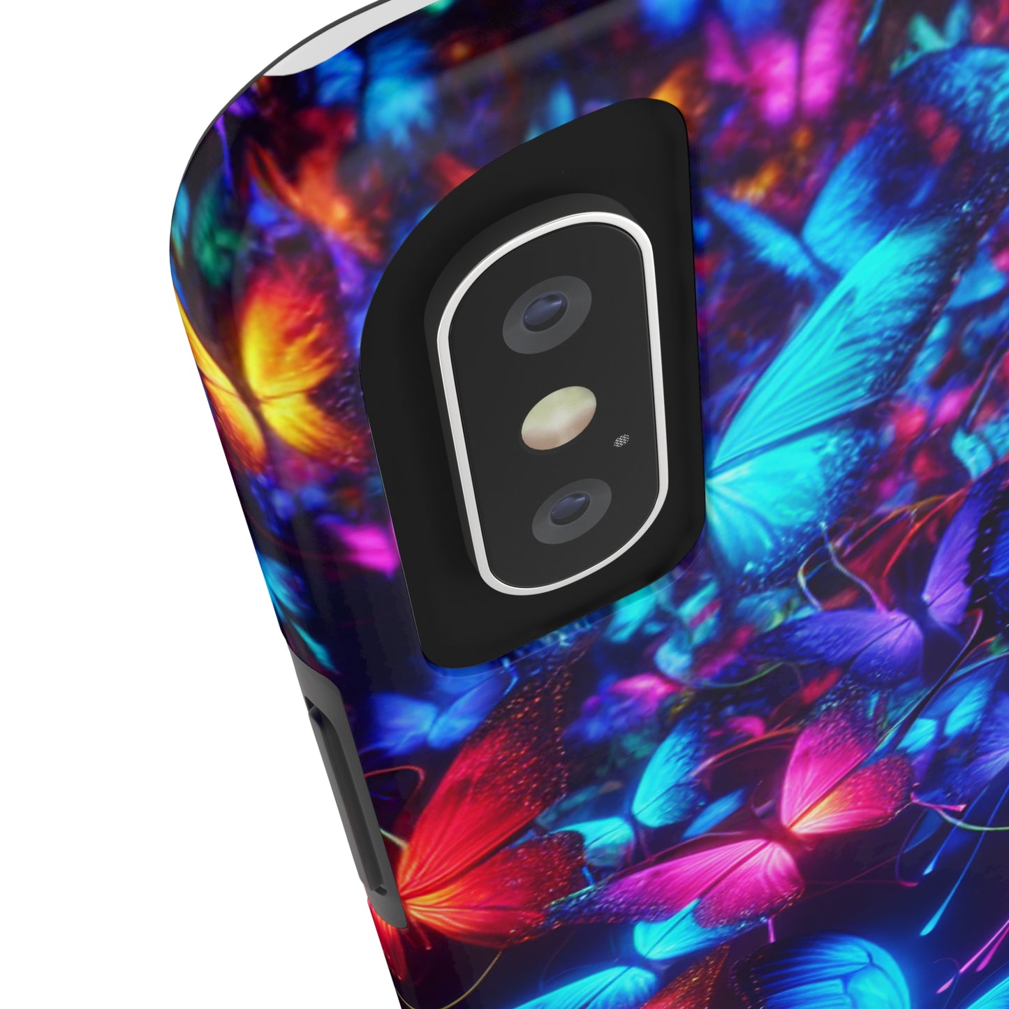 'Metamorphic Brilliance' NEON Butterflies Tough Phone Case