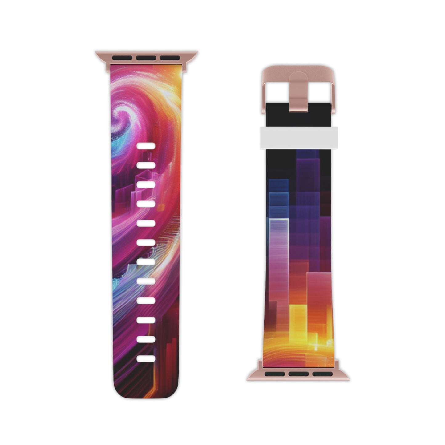 , and shapes
"Neon Pop Pixelation" - Trippy Infinity Patterns Iwatch Band