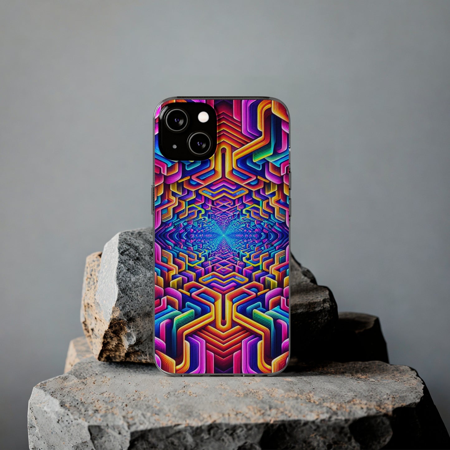 Vibrant Trippin' Infinity Infinity Patterns Art Polycarbonate Phone Case