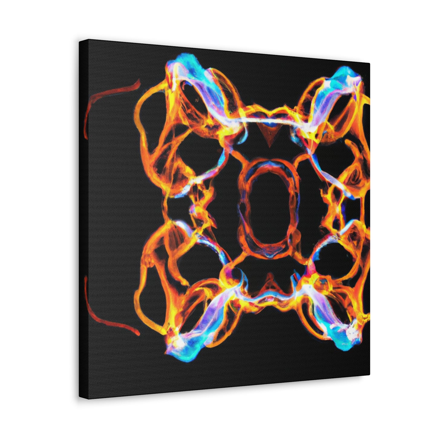 Psychedelic Infinity Orbitals. Trippy Infinity Patterns Art Canvas