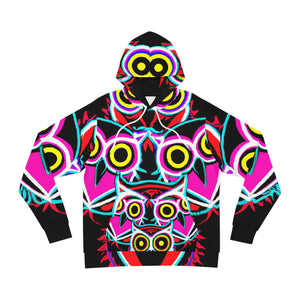 Neon Nocturne - NEON Owls AOP Hoodie