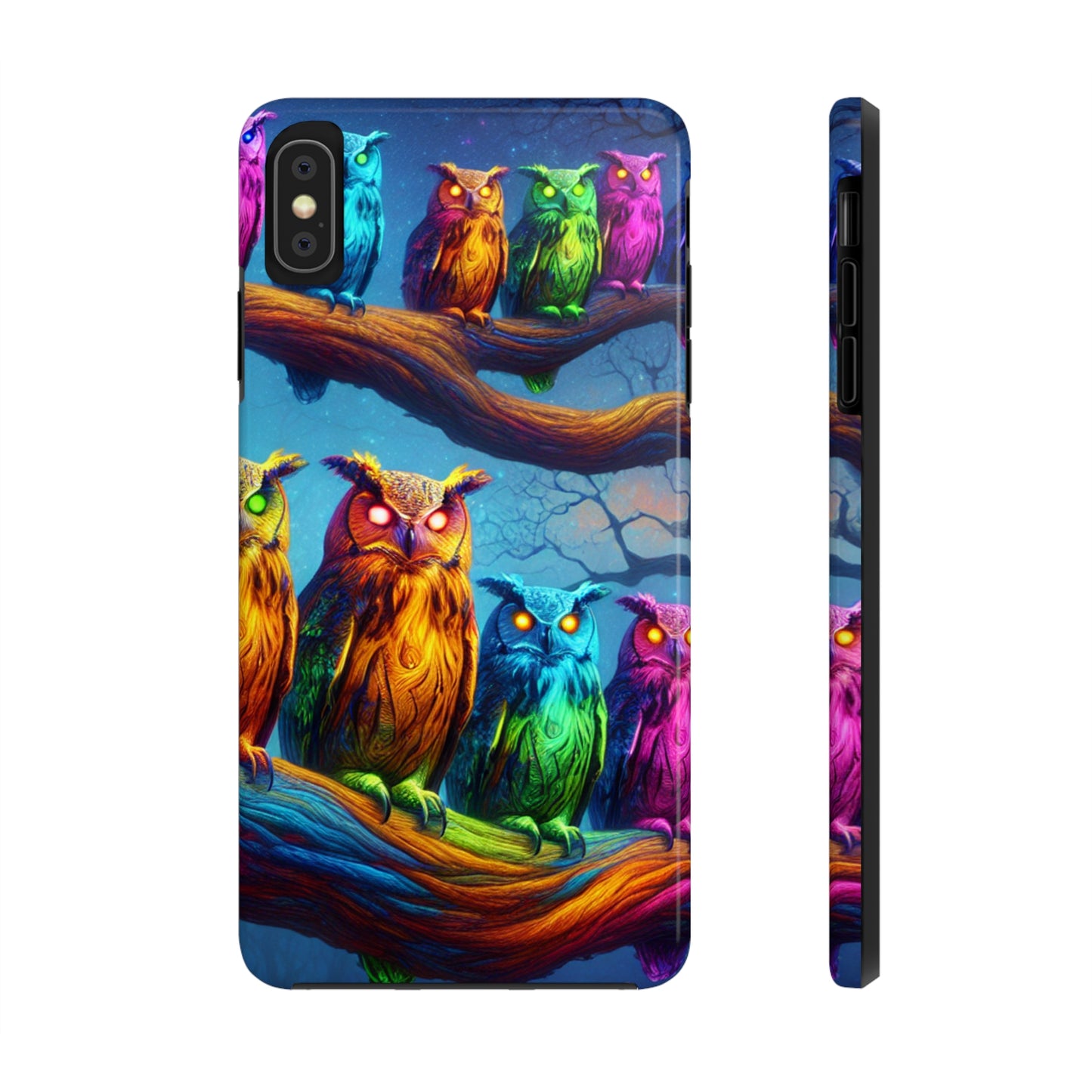 Neon Nocturnal Jazz NEON Owls Tough Phone Case