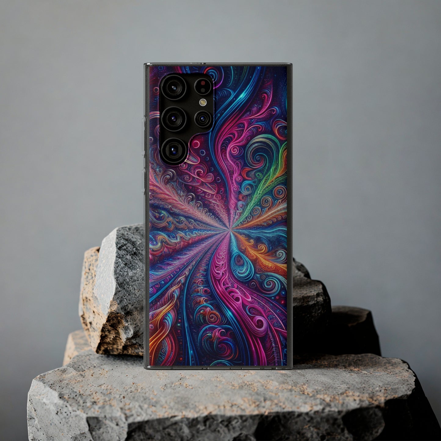 "Infinite Electrify" Infinity Patterns Art Polycarbonate Phone Case