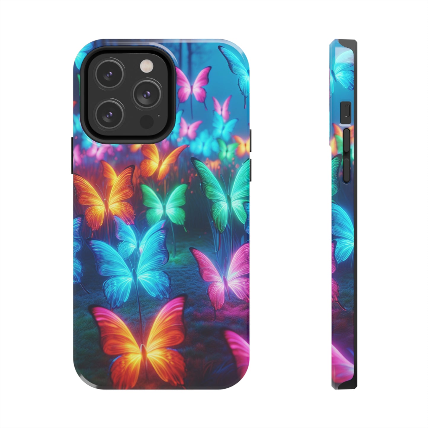 Neon Whispers. NEON Butterflies Tough Phone Case