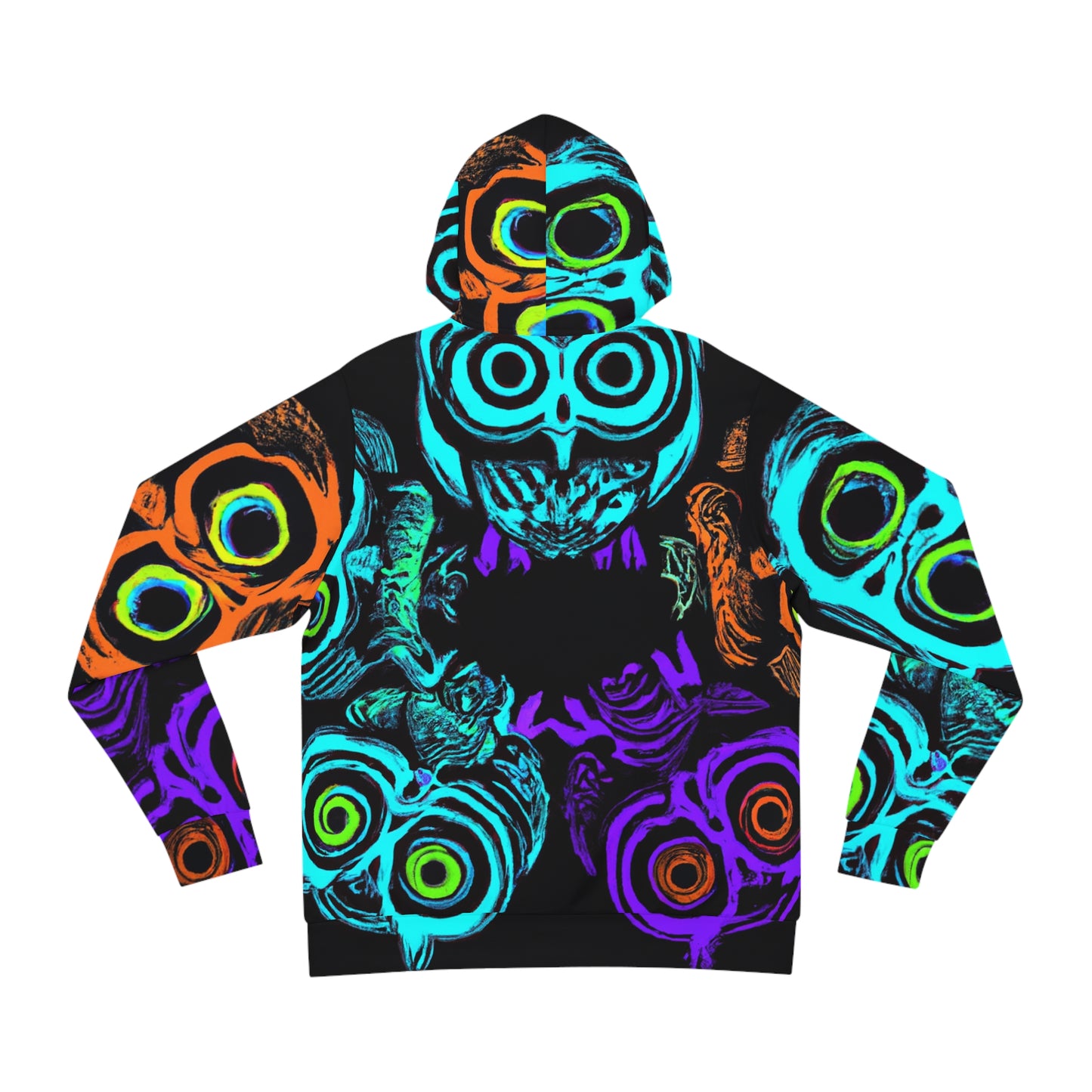 "Dawn of the Neon Hooters" - NEON Owls AOP Hoodie