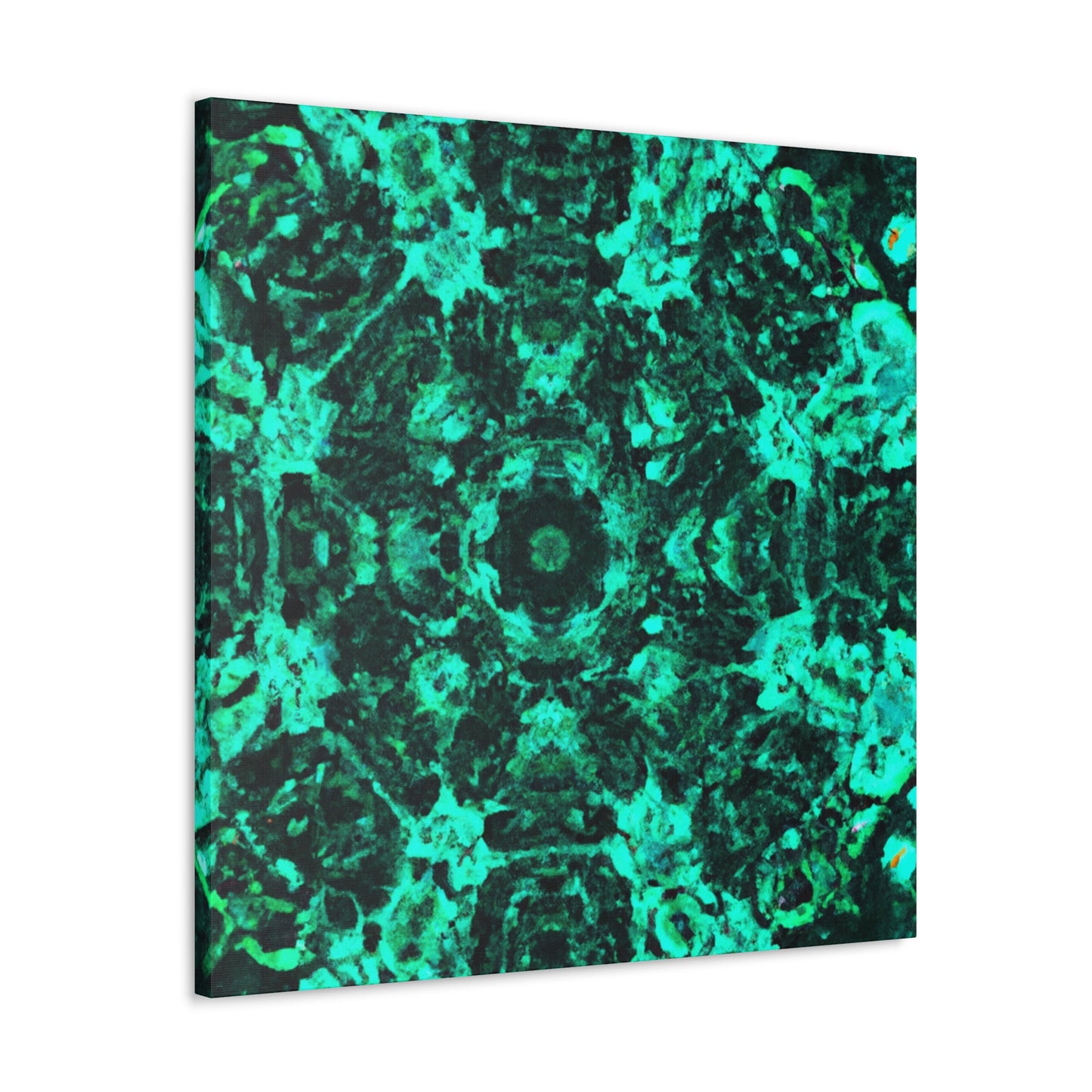 Cosmic Synesthesia Explosion. Trippy Infinity Patterns Art Canvas
