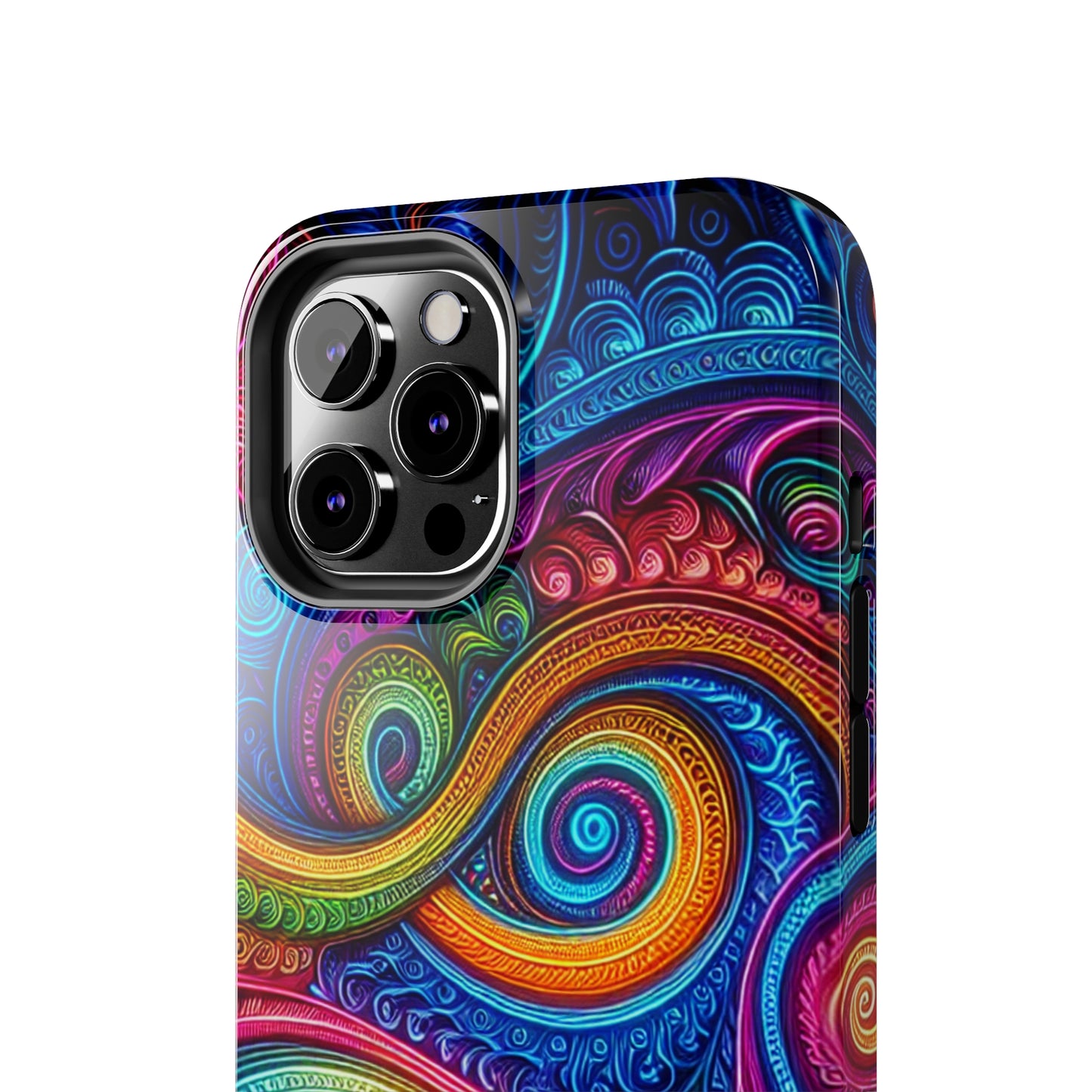 Neon Infinity Illusionz. Trippy Infinity Patterns Tough Phone Case