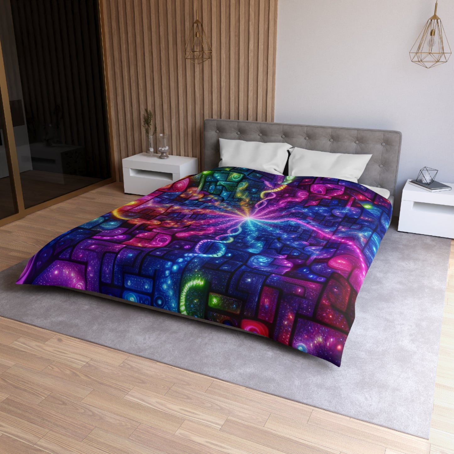 Gennaro di Bellini - Trippy Infinty Patterns Microfiber Duvet Cover