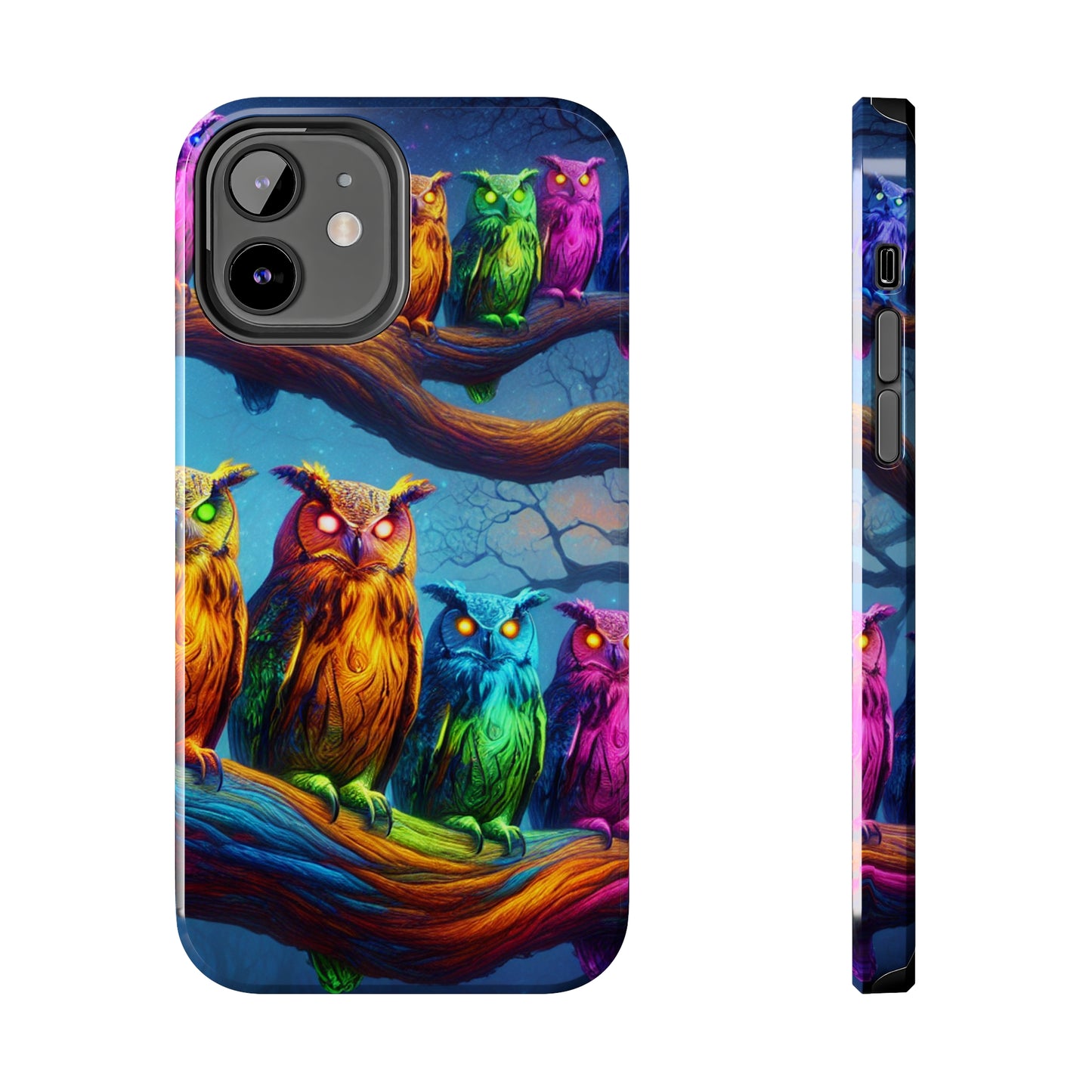 Neon Nocturnal Jazz NEON Owls Tough Phone Case