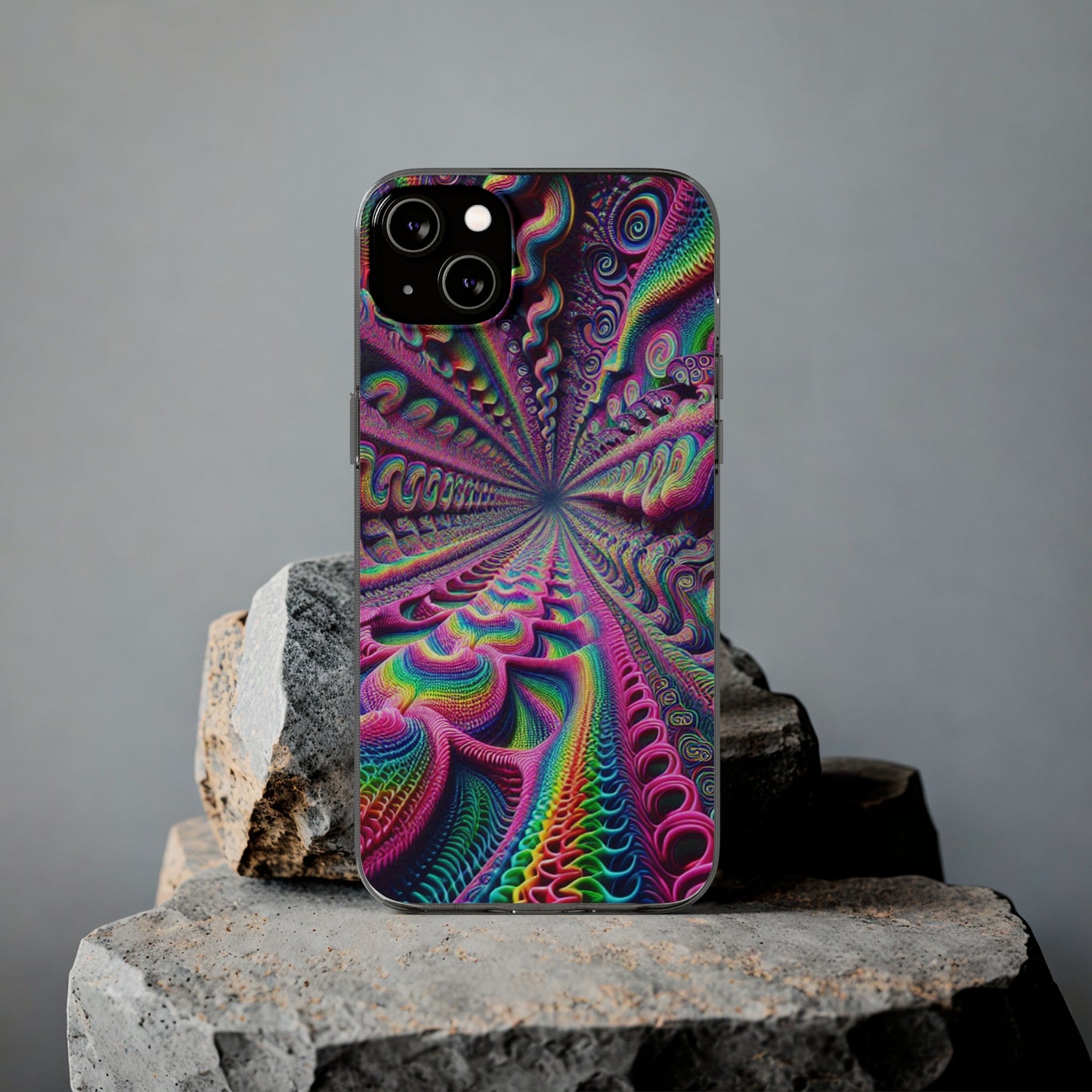 VibrancyInfiniteNeonacopia Infinity Patterns Art Polycarbonate Phone Case