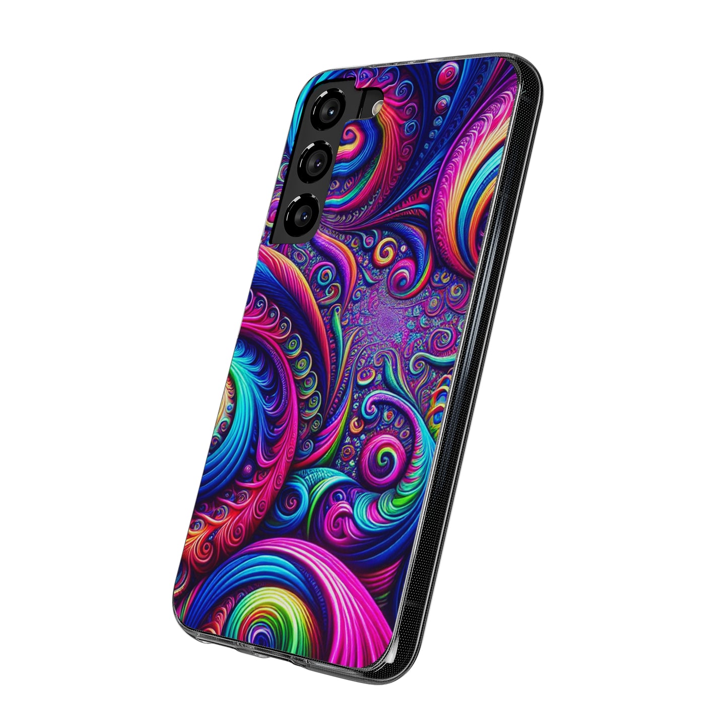 "VibranTrip Neonfinity" Infinity Patterns Art Polycarbonate Phone Case