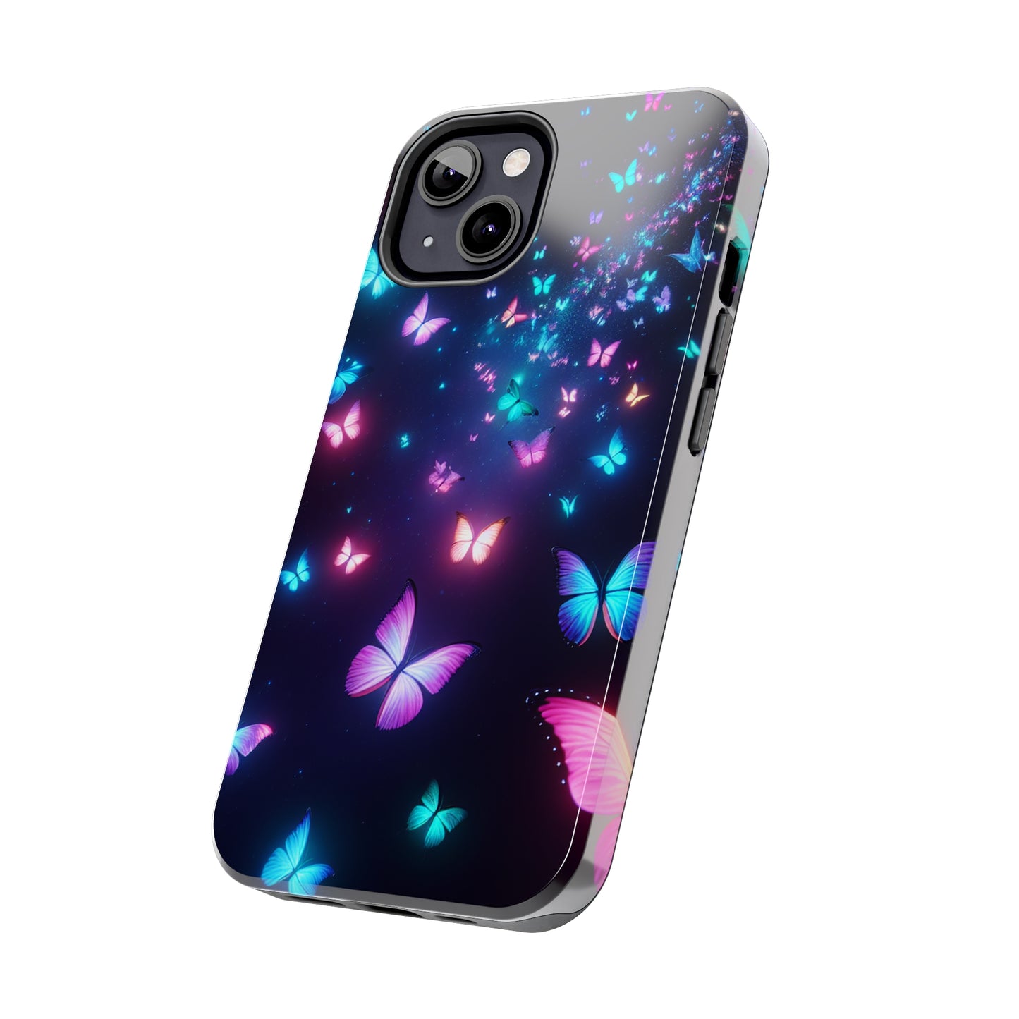 'The Illuminated Flutterflies' NEON Butterflies Tough Phone Case