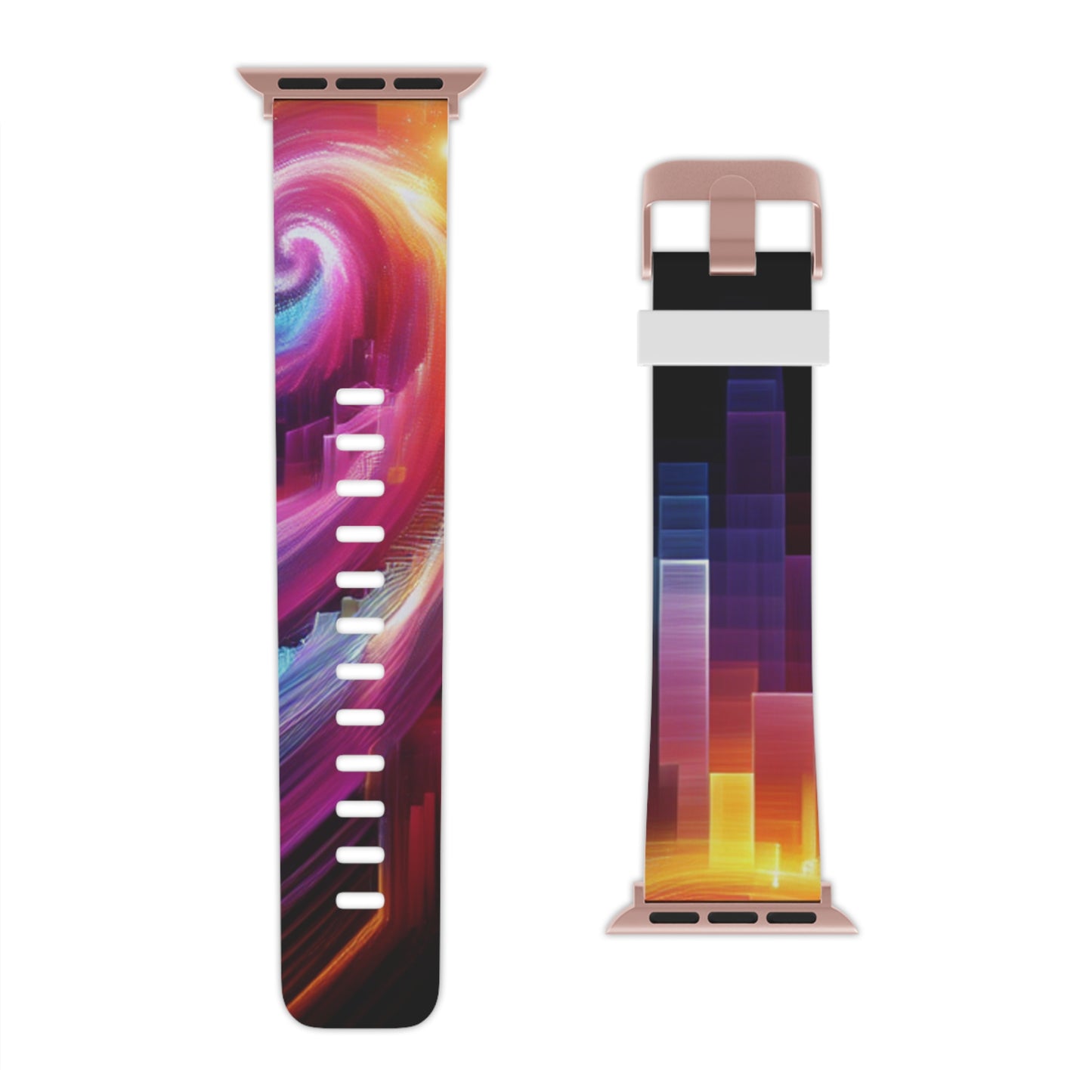 , and shapes
"Neon Pop Pixelation" - Trippy Infinity Patterns Iwatch Band