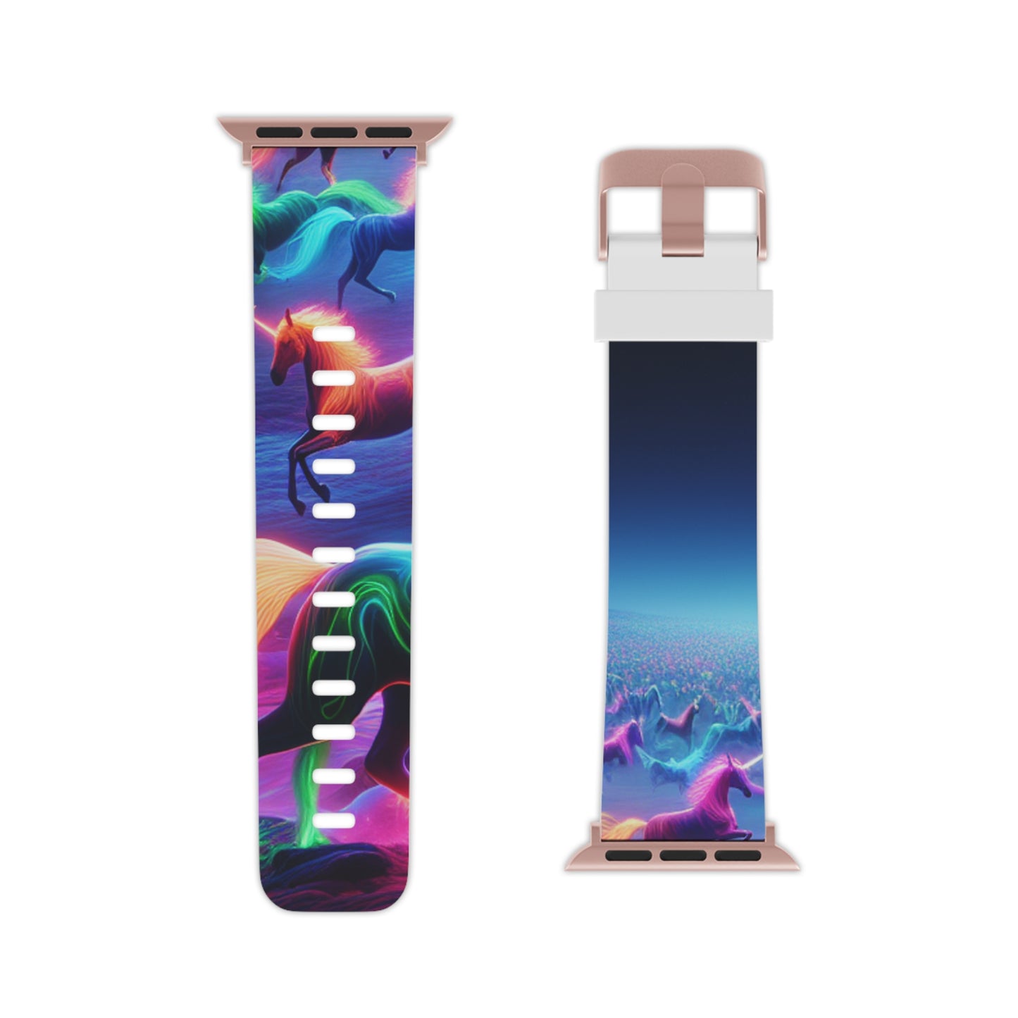 "Neon Prismatic Unicorns" - NEON Unicorns Iwatch Band