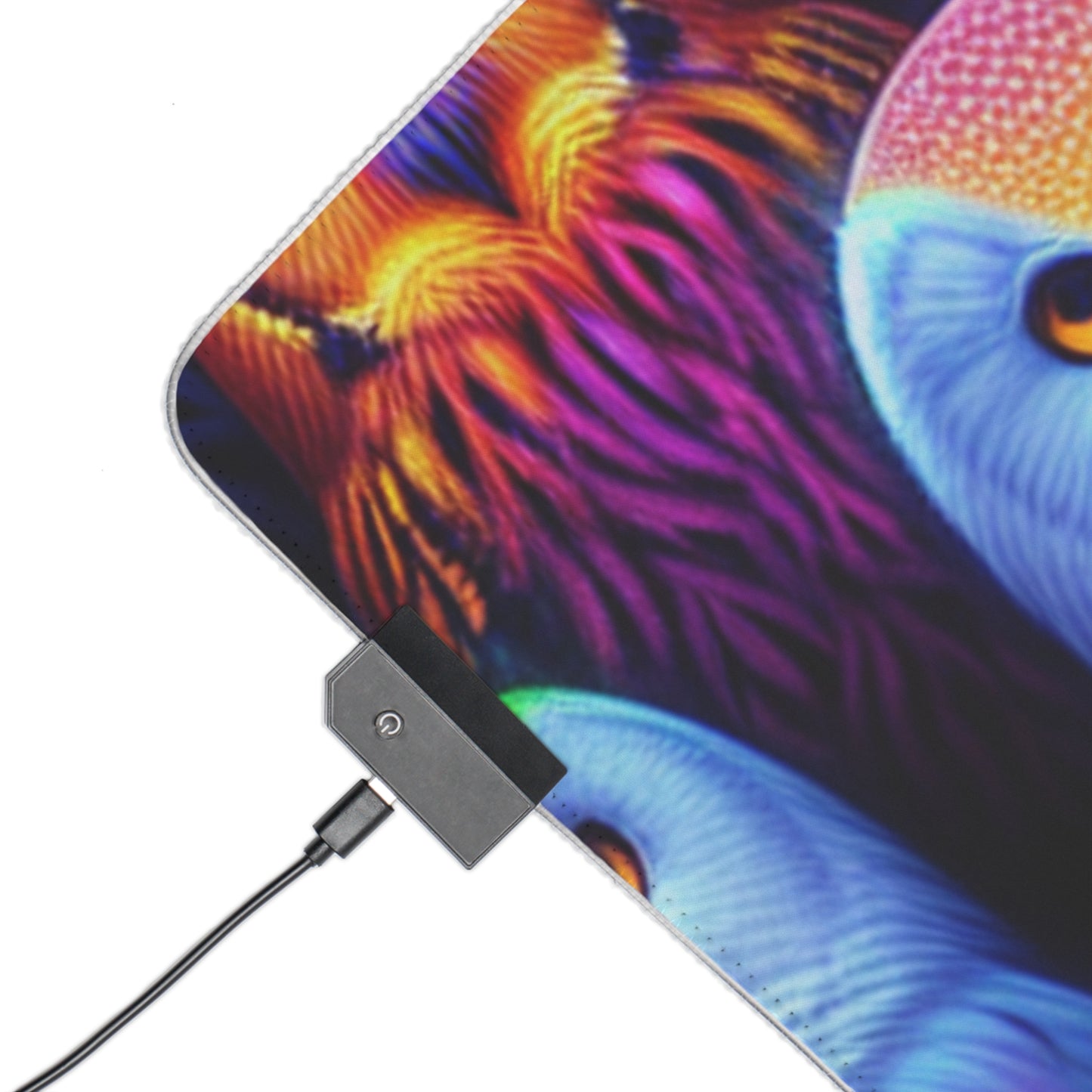 Neonat Owlarium NEON Owls Art LED Mousepad