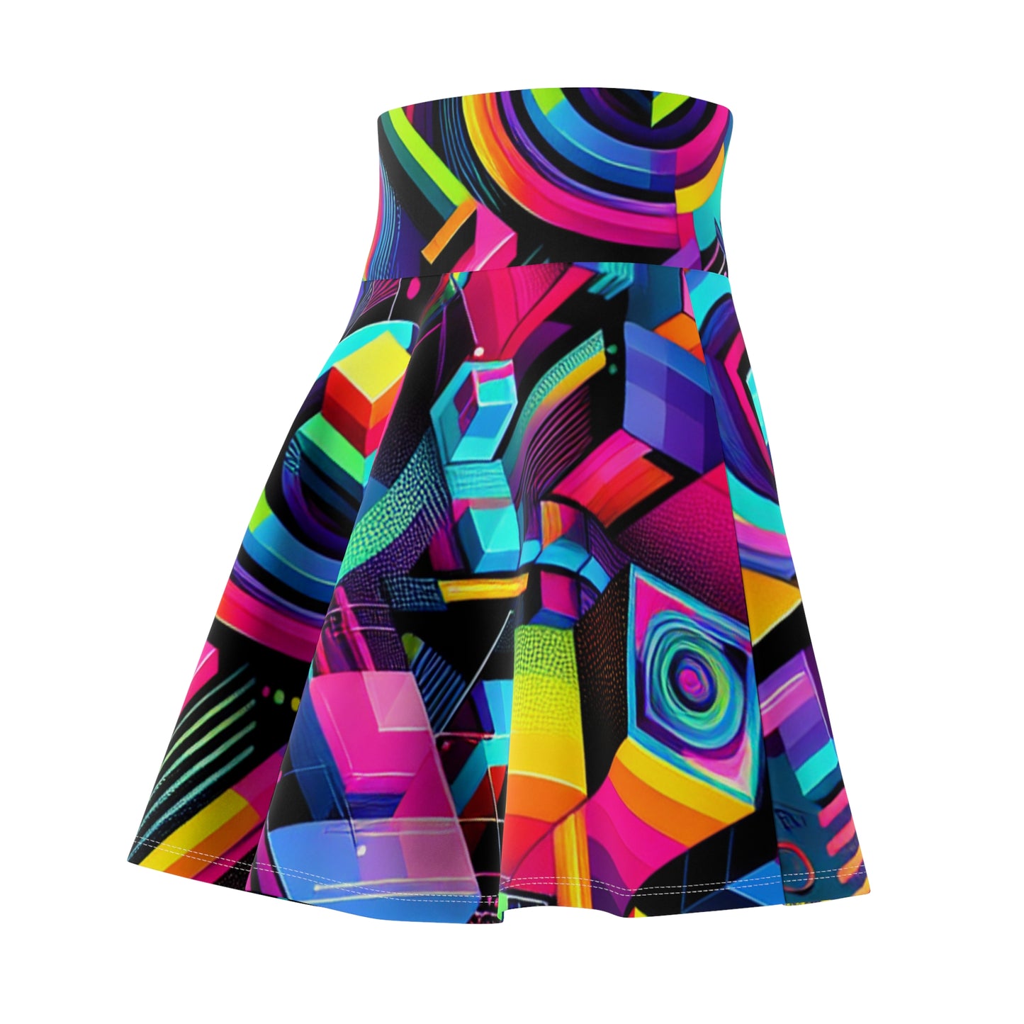 Benvenuto Bellini - Trippy Infity Patterns Woman's Skater Skirt