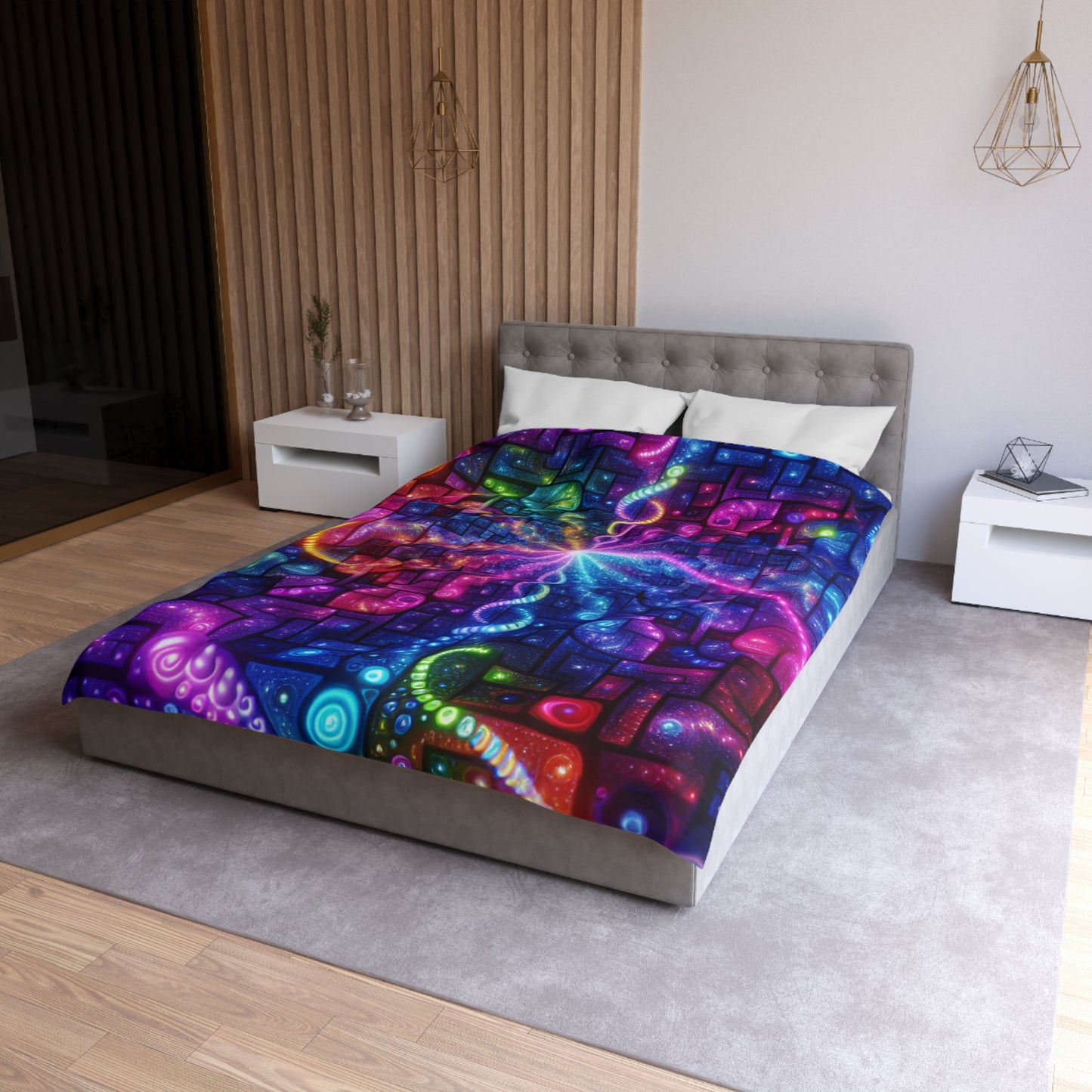 Gennaro di Bellini - Trippy Infinty Patterns Microfiber Duvet Cover