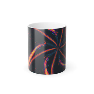 Emilio de la Pintura Trippy Infinity Patterns 11oz Color Morphing Mug