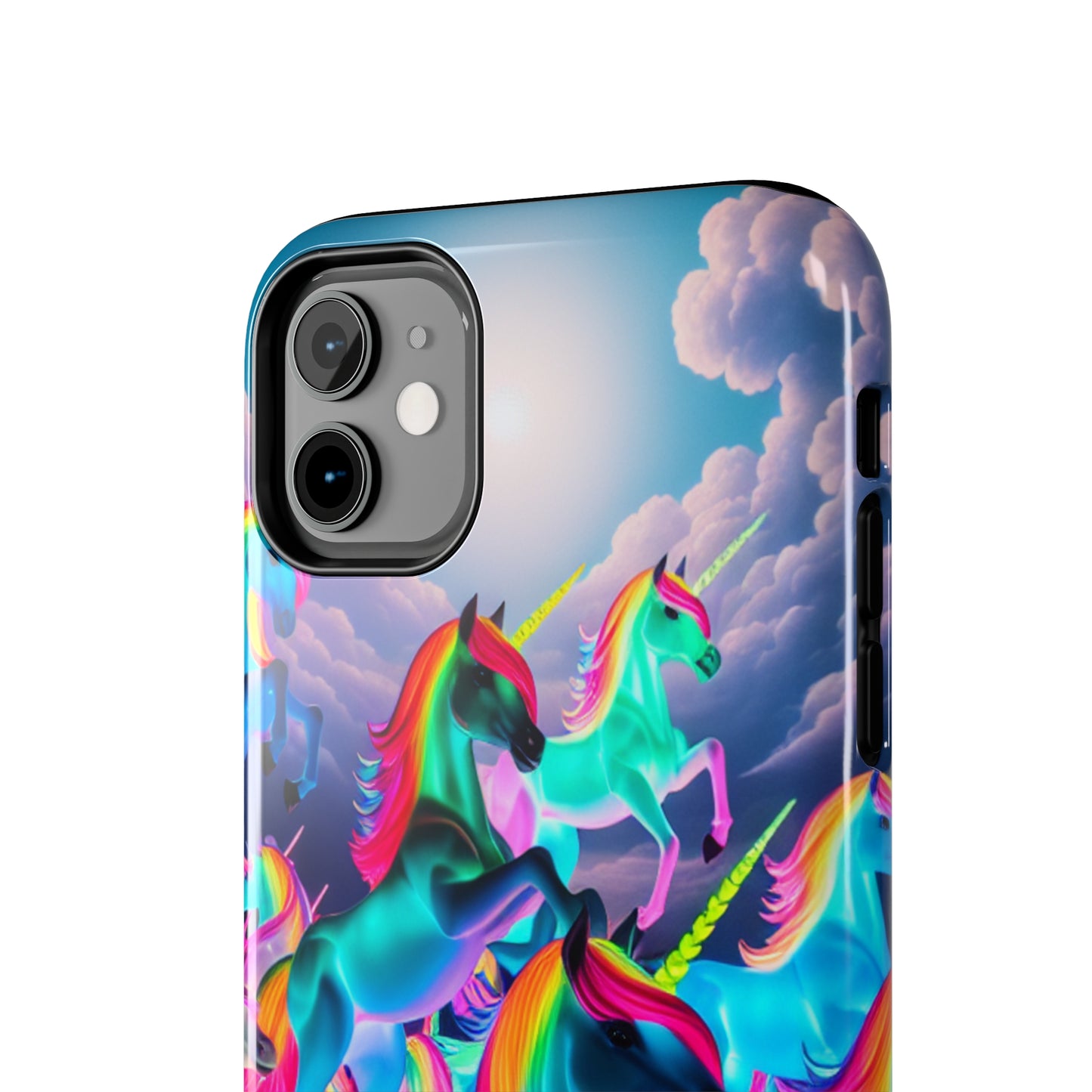 "Neon Fantasy" NEON Unicorns Tough Phone Case