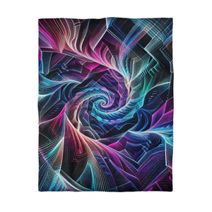 Giovanni da Verona - Trippy Infinty Patterns Microfiber Duvet Cover