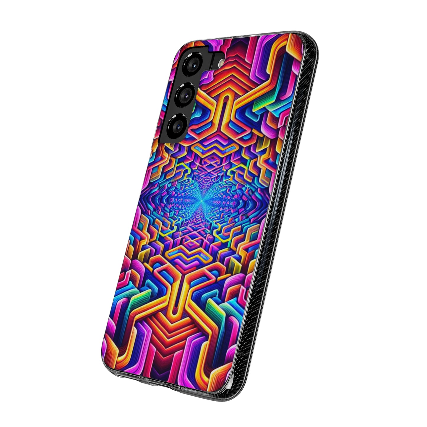Vibrant Trippin' Infinity Infinity Patterns Art Polycarbonate Phone Case