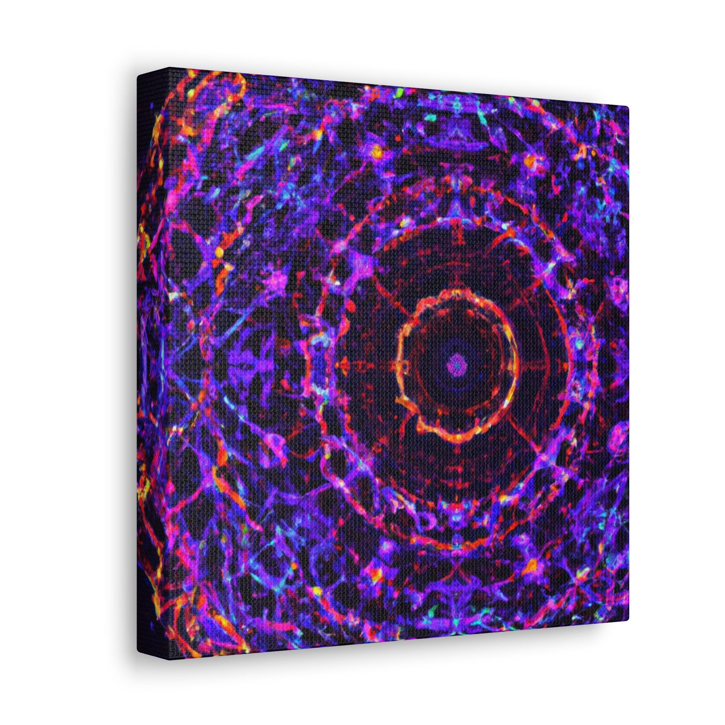 Cosmic Psychedelic Universe. Trippy Infinity Patterns Art Canvas