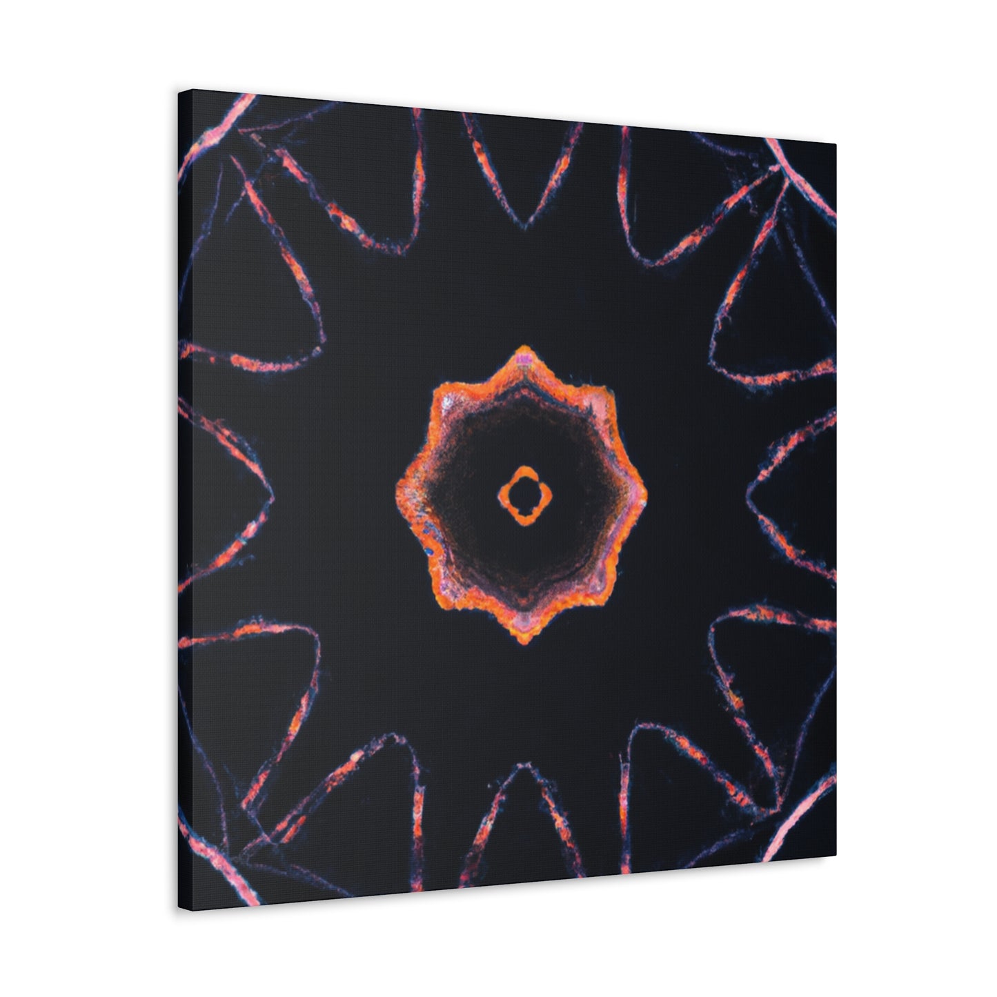 Neon Phantasmagoria Infinity. Trippy Infinity Patterns Art Canvas