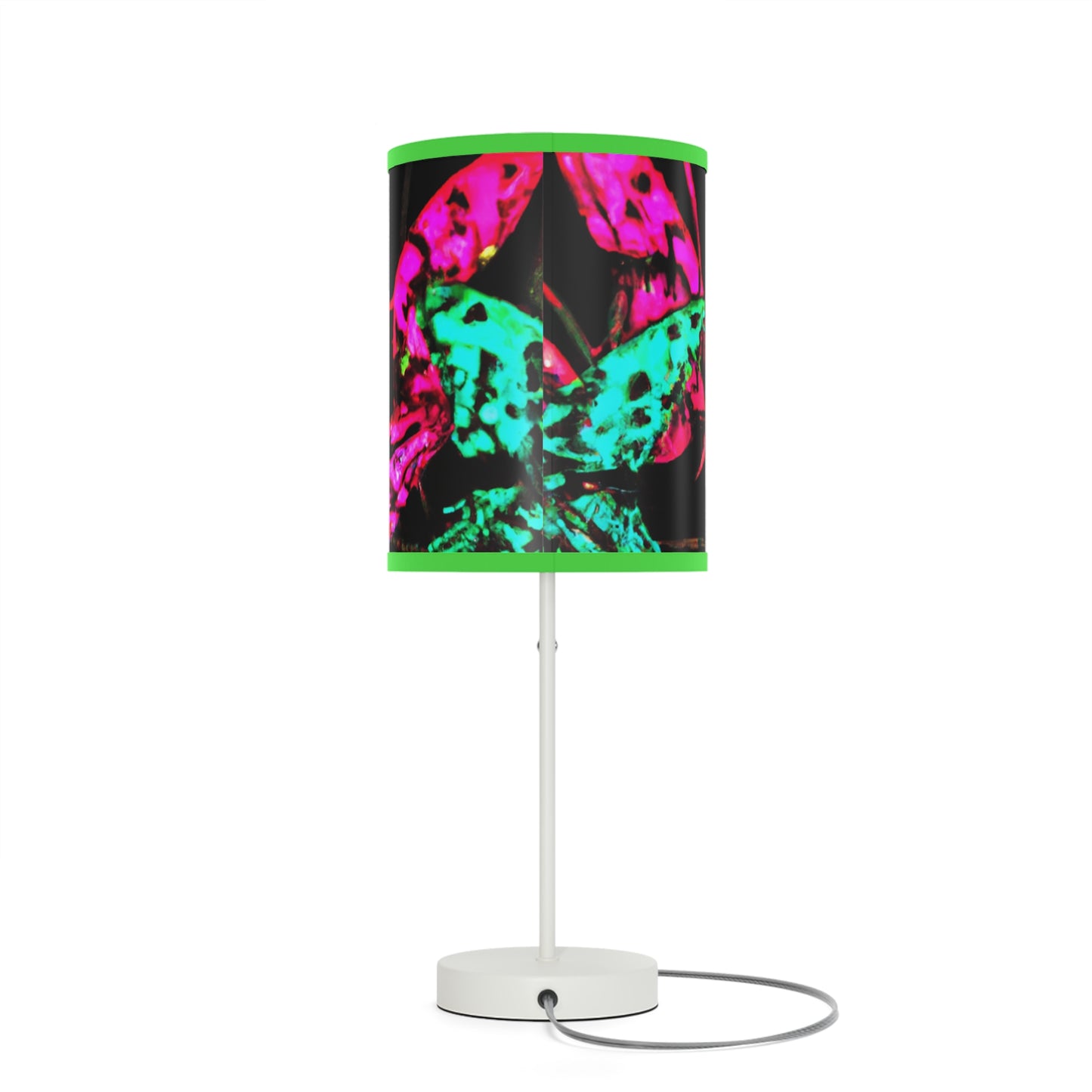 "Galactic Glooms: A Neon Butterfly Parade" - NEON Butterflies Colored Lamp