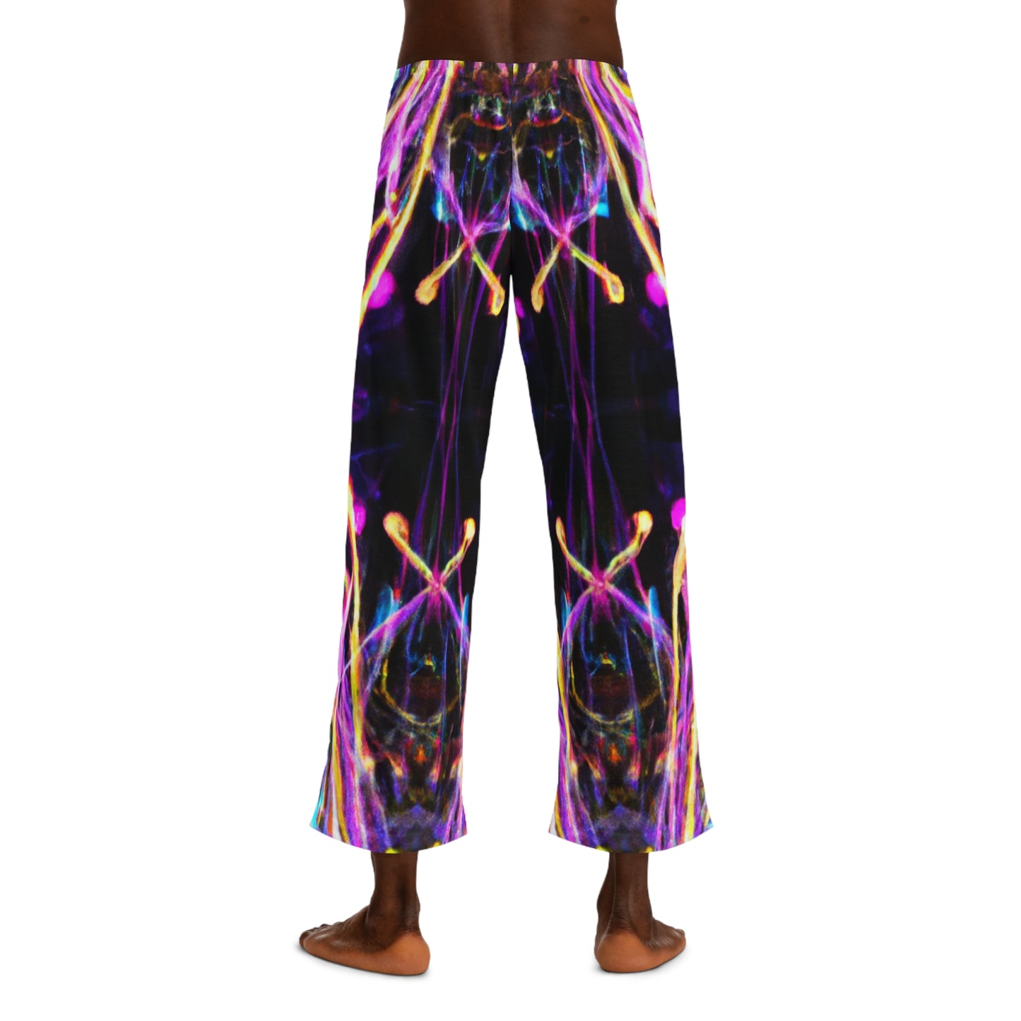 TDB Psychedelic Mandala Cosmos. Trippy Infinity Patterns Mens Pajama Pants