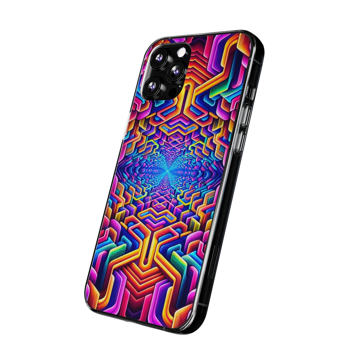 Vibrant Trippin' Infinity Infinity Patterns Art Polycarbonate Phone Case