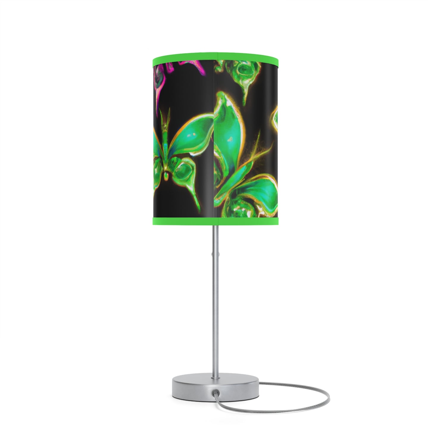 "Glowing Monarch Migration" - NEON Butterflies Colored Lamp