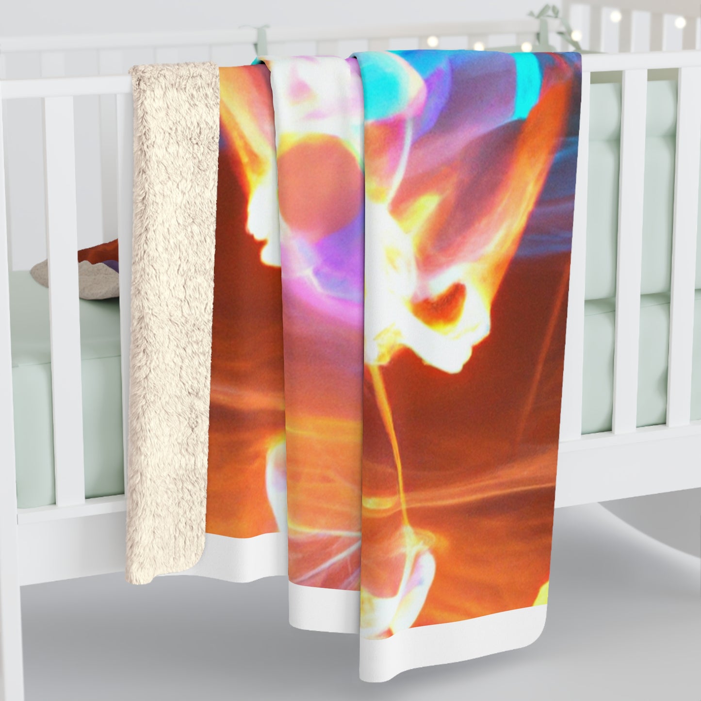 Giovanni da Arte - Trippy Infinity Patterns Sherpa Blanket