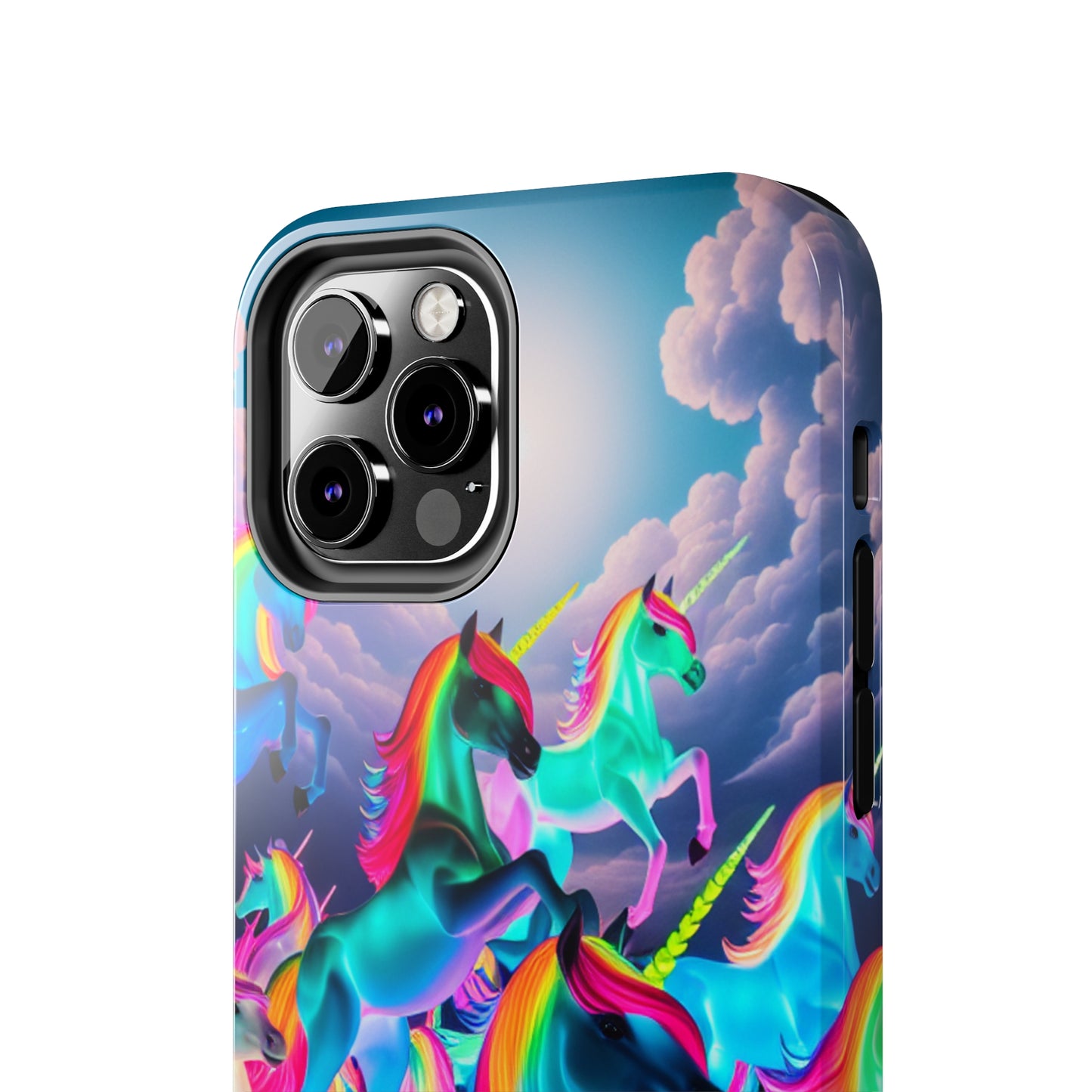 "Neon Fantasy" NEON Unicorns Tough Phone Case
