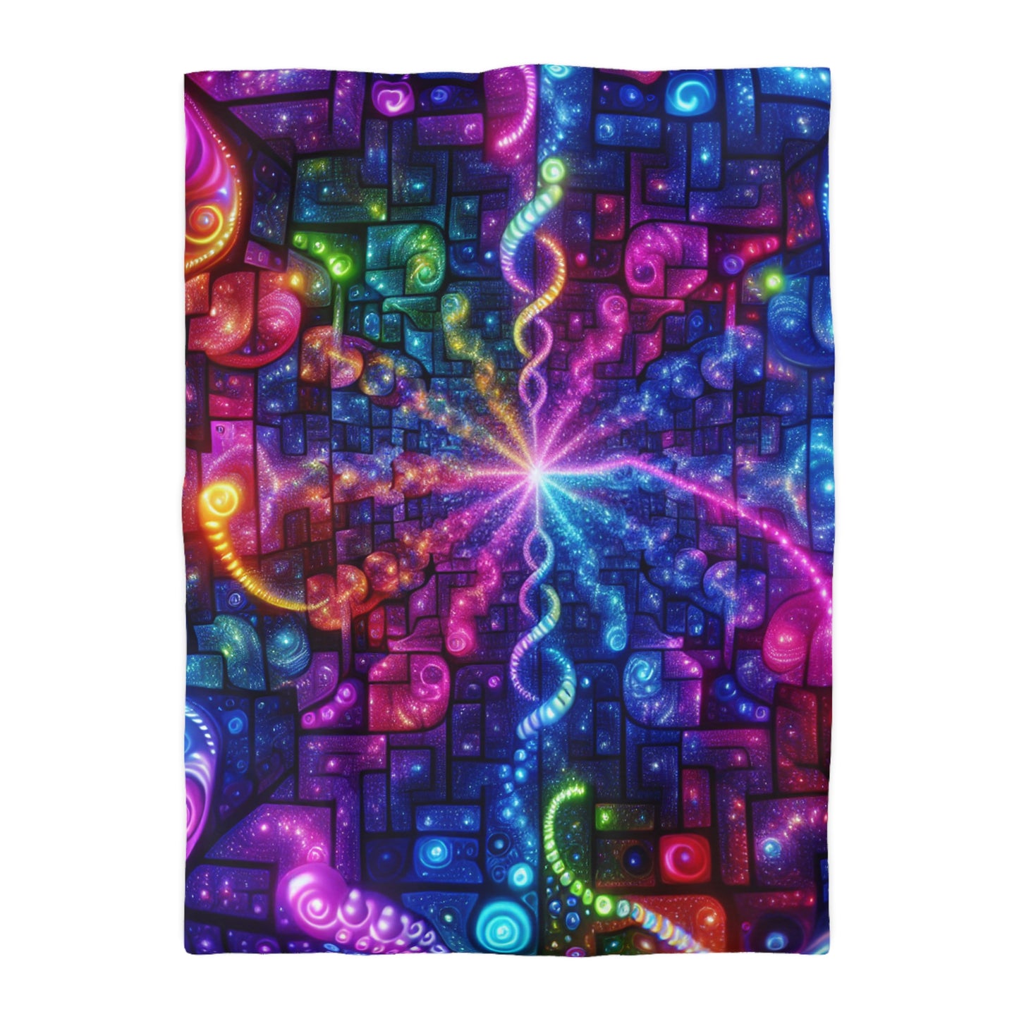 Gennaro di Bellini - Trippy Infinty Patterns Microfiber Duvet Cover