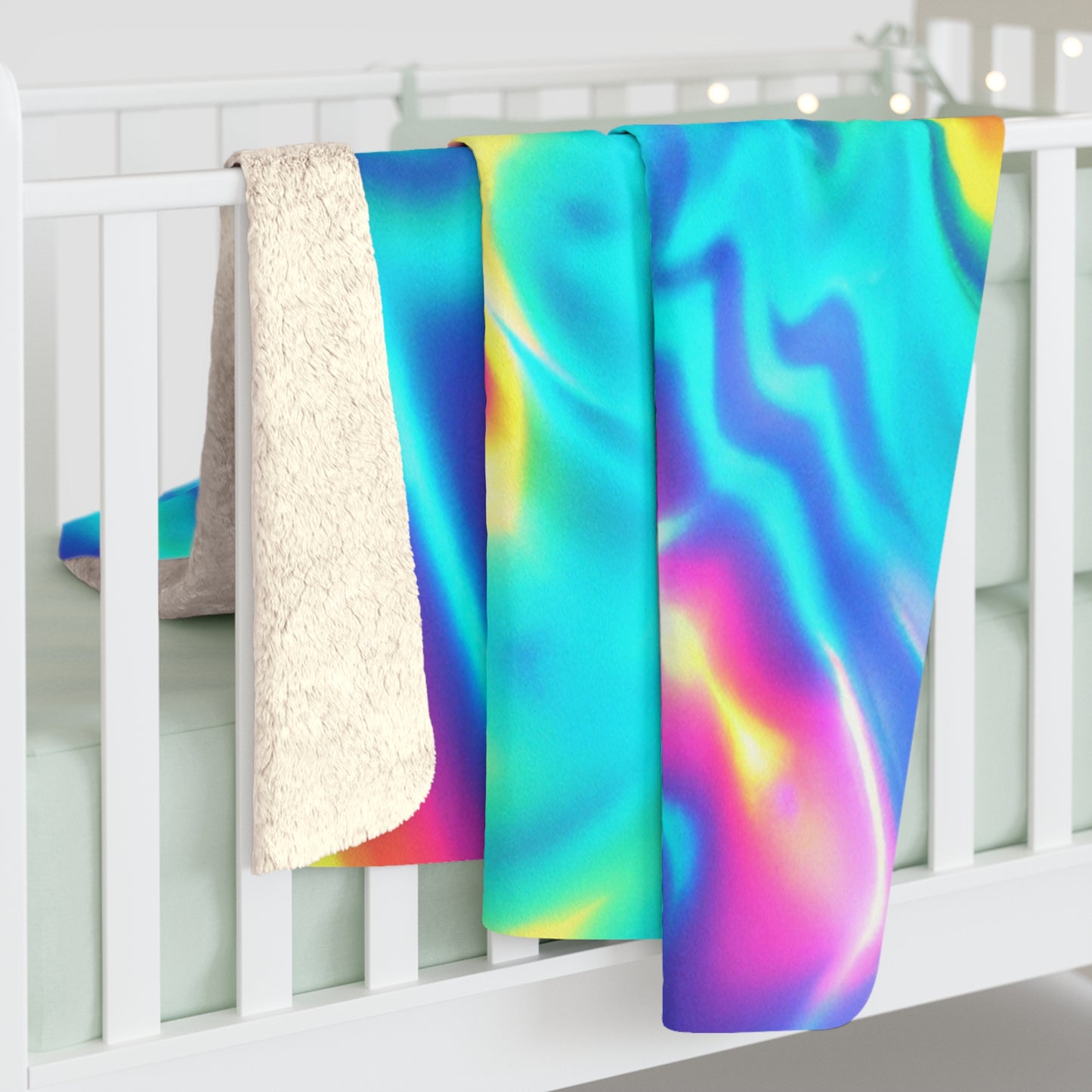 Giulio da Firenze - Trippy Infinity Patterns Sherpa Blanket