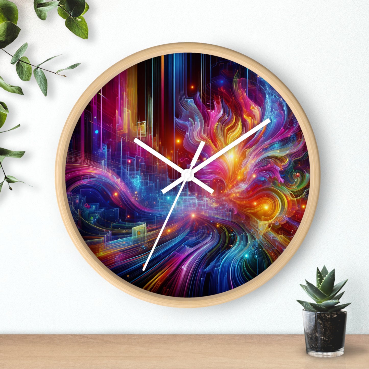 Gaspero da Firenze - Trippy Infinity Patterns Wall Clock
