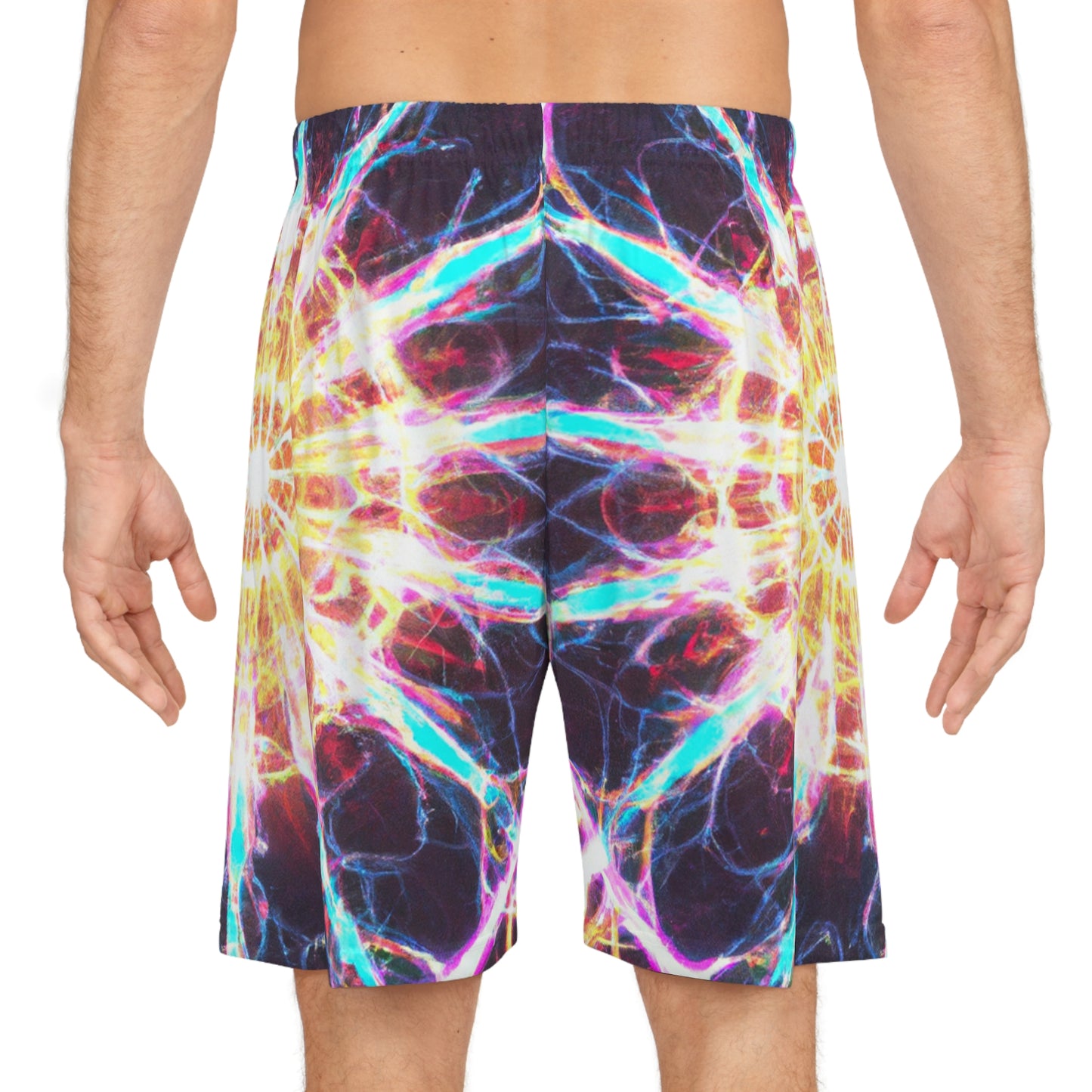 Giovanni Bellini - Trippy Infinity Patterns Rave Shorts