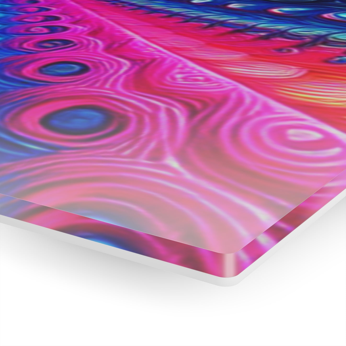 Aurora Fluxion. Trippy infity Pattern 1/4" Glossy Acrylic Art