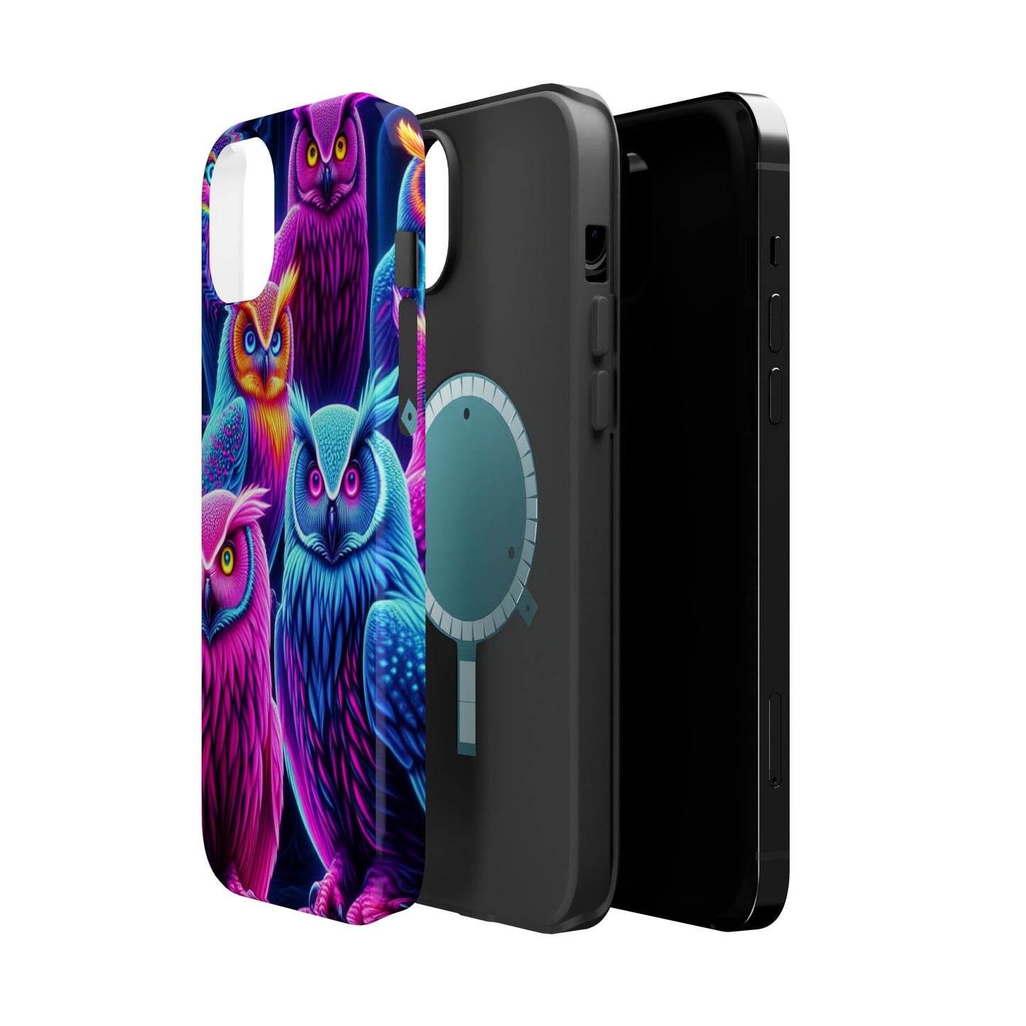 Neon Owl skylight. Neon Owls Premium Art Magsafe Magnet Tough IPhone 13 14 15 Pro Plus Max and Mini in Matte and Glossy Phone cases
