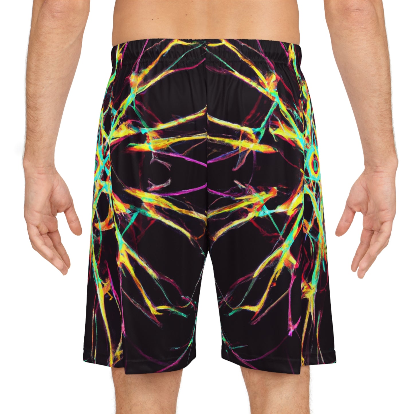 Giovanni da Tintoretto - Trippy Infinity Patterns Rave Shorts