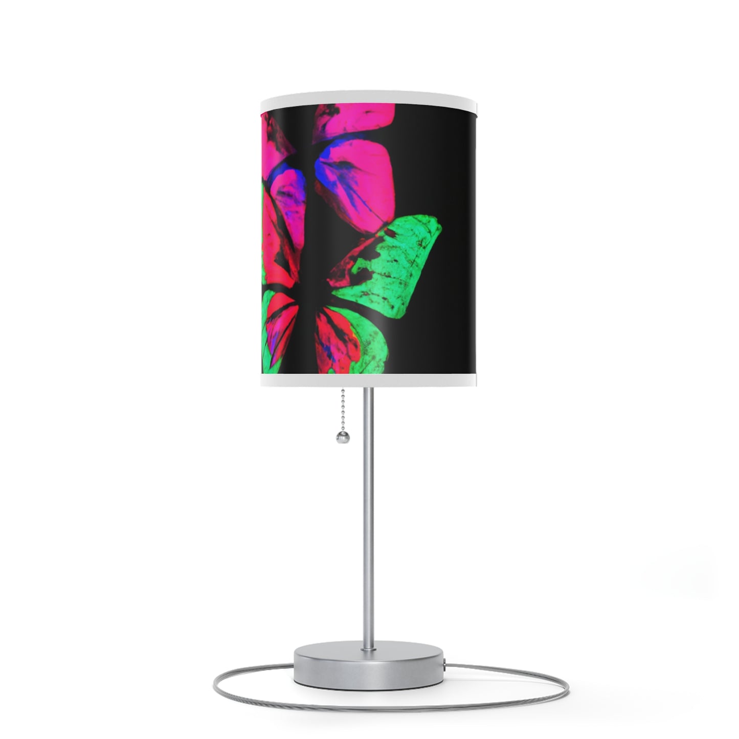 "Technicolor Dreamsitter" - NEON Butterflies Colored Lamp