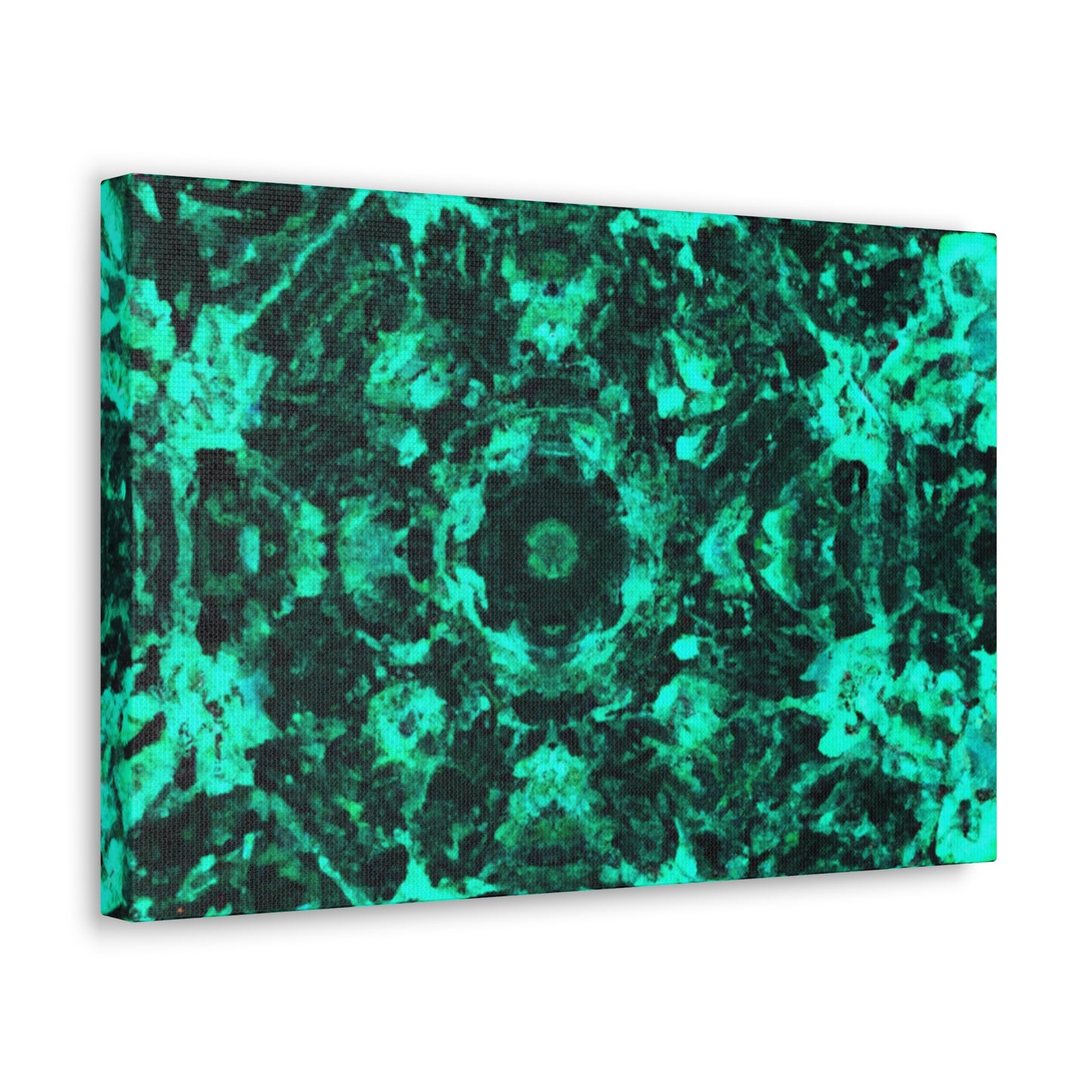 Cosmic Synesthesia Explosion. Trippy Infinity Patterns Art Canvas