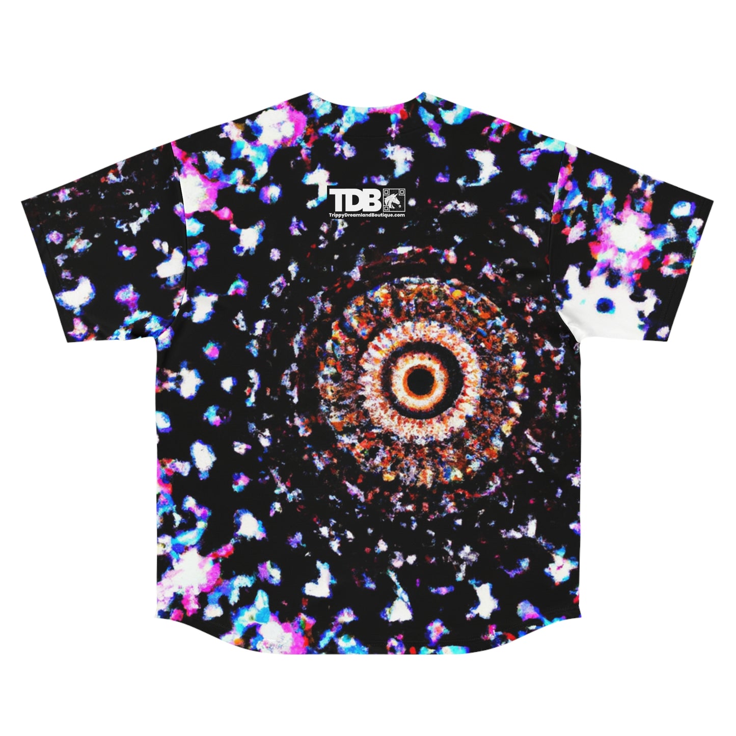 TDB Cosmic Chroma Chaos. Trippy Infinity Patterns Mens Jersey