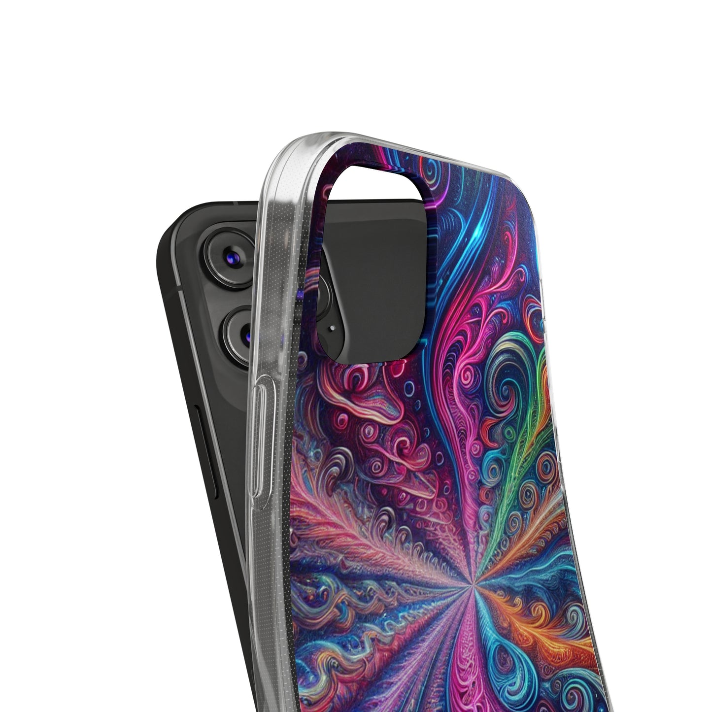 "Infinite Electrify" Infinity Patterns Art Polycarbonate Phone Case