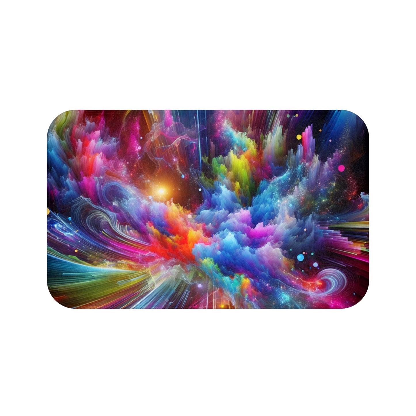 Alessandro Velasco - Trippy Infity Patterns Art Bath Mat