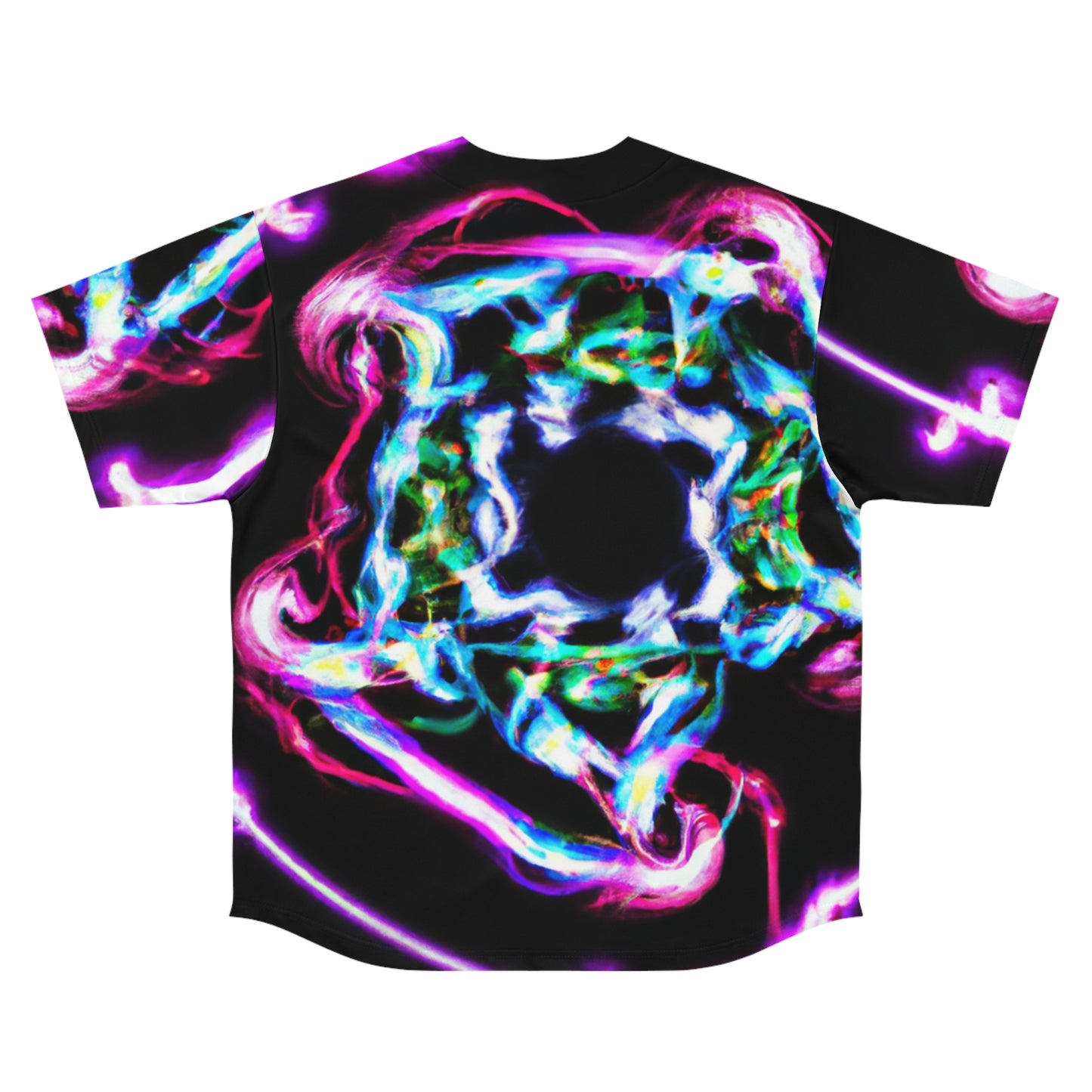Neon Reflection Infinity. Trippy Infinity Patterns Mens Jersey