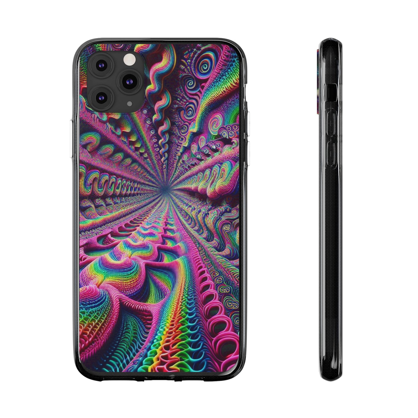VibrancyInfiniteNeonacopia Infinity Patterns Art Polycarbonate Phone Case
