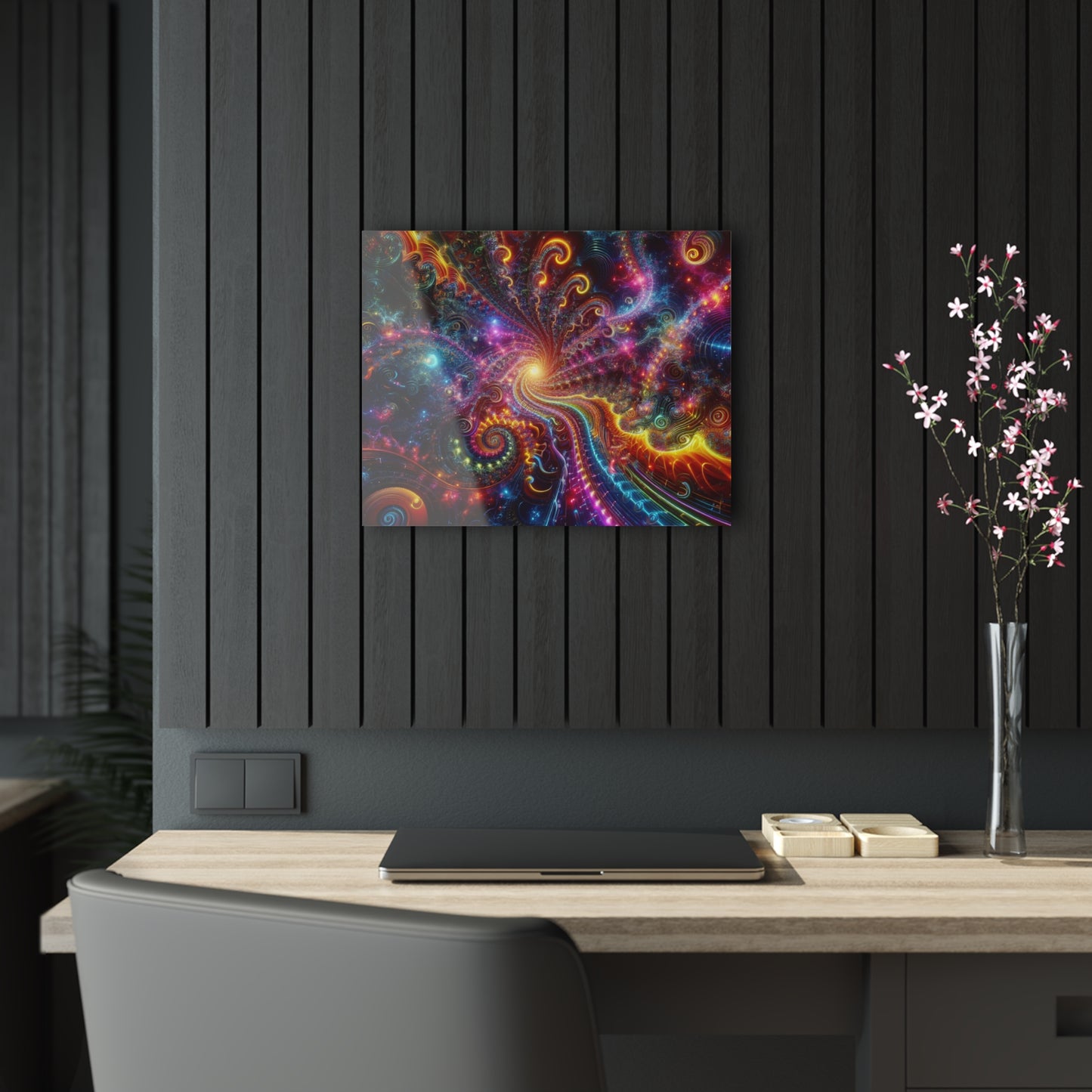 Interstellar Illuminexion Trippy infinity Pattern 1/4" Glossy Acrylic Art